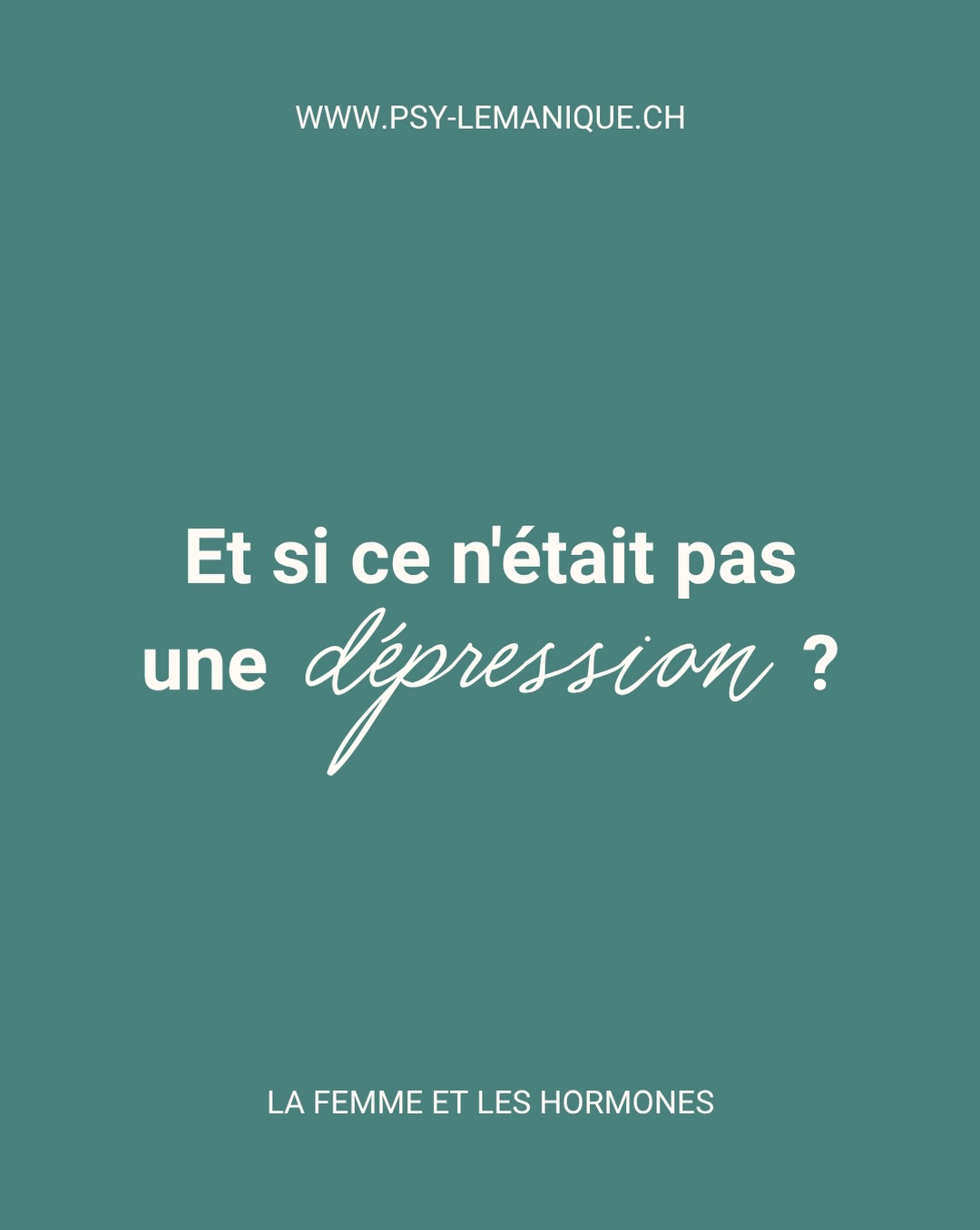 Et si ce n’était pas une dépression ?
Claire, 47 ans, consulte pour épuisement, irritabilité, troubles du sommeil et brouillard cognitif.
Elle a l’impression de ne plus être elle-même.
On lui parle de burnout. D’anxiété. De dépression récidivante.
Mais personne ne lui pose une question simple :
Et si c’était la périménopause ?
Le problème, c’est que la périménopause ne ressemble pas toujours à ce qu’on imagine.
Pas de bouffées de chaleur.
Pas forcément de règles irrégulières.
Parfois aucun signe gynécologique évident.
À la place, certaines femmes présentent :
• une dépression qui apparaît soudainement
• des troubles du sommeil sévères
• une anxiété inhabituelle
• des difficultés de concentration
• un brouillard mental invalidant
Le cerveau est un organe hormono-sensible.
Lorsque l’estradiol et la progestérone commencent à fluctuer puis à diminuer, l’impact peut être majeur sur l’humeur, le sommeil, la cognition et même sur certains troubles préexistants comme le TDAH.
Chez toute femme entre 40 et 55 ans qui consulte pour des symptômes psychiatriques ou cognitifs, la question hormonale devrait faire partie de l’évaluation. Pas à la place de la psychiatrie. En complément.
Parce que traiter uniquement les symptômes sans considérer le contexte hormonal, c’est parfois passer à côté de la cause.
La biologie féminine ne devrait jamais être une note de bas de page.
#menopause #perimenopause #mentalhealth #psychiatry #womenshealth