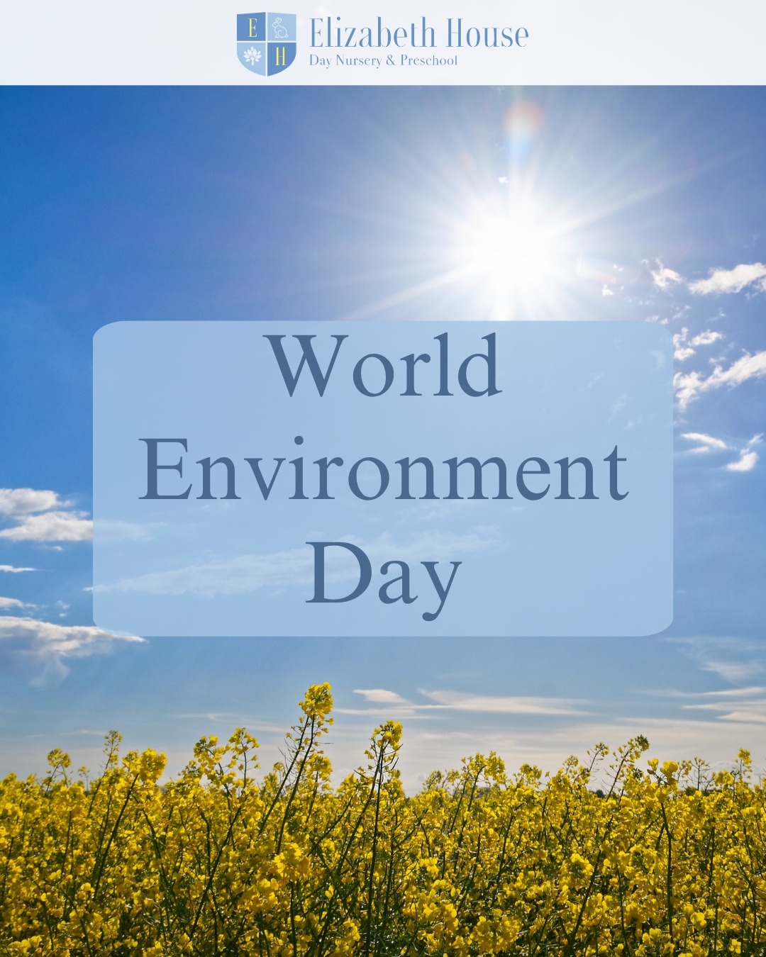 ๐ฟ World Environment Day
Today is a reminder of the importance of caring for our planet. Through outdoor learning, nature play and simple everyday habits, children begin to understand how we can all help protect the world around us. ๐๐
#preschool #elizabethhousenursery #nursery #earlyyears #eyfs #wallingford #oxfordshire #worldenvironmentday #outdoorlearning