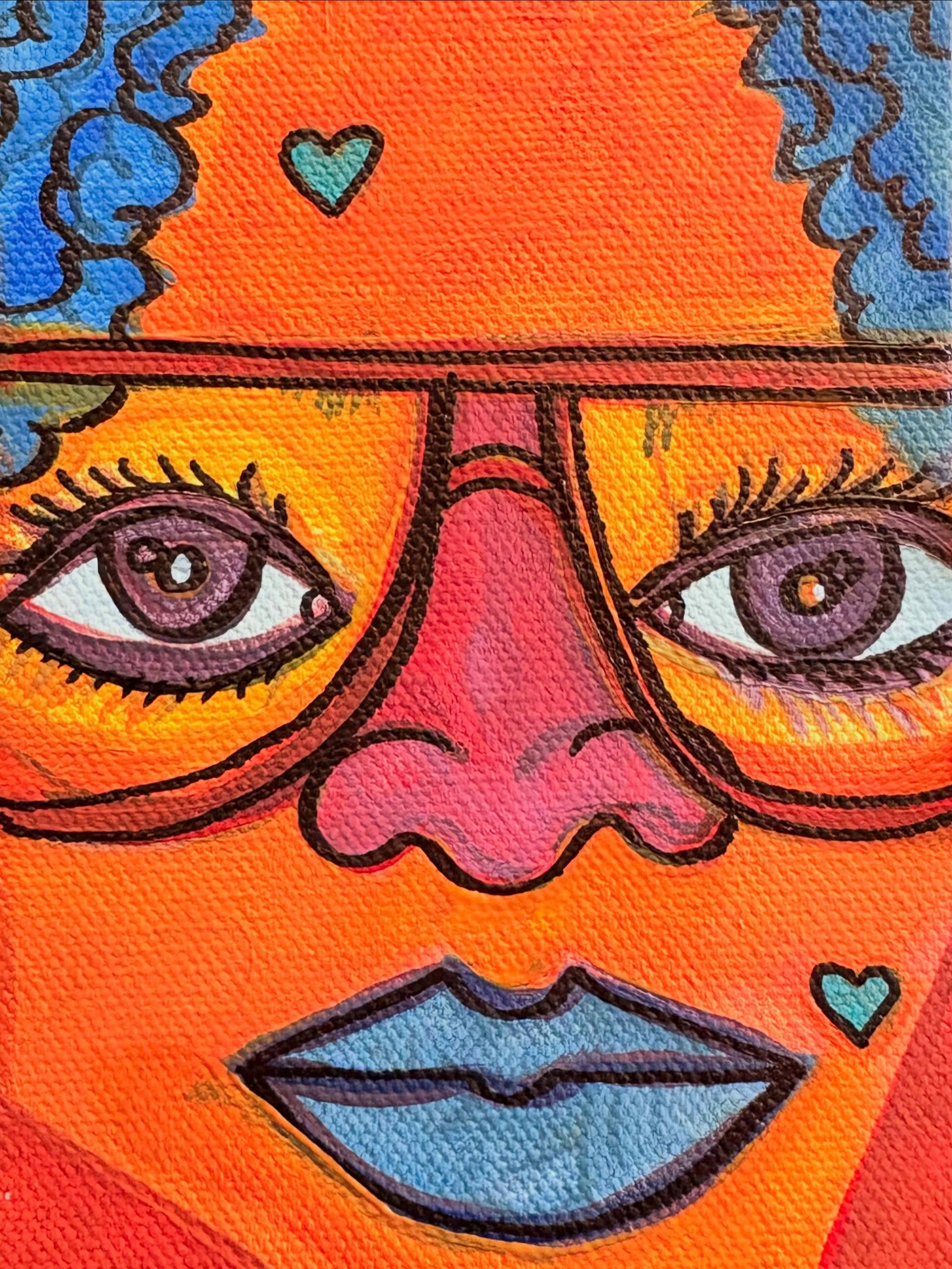 Painting while waiting.
I finally sat down to reach out to #MOHELA to begin tackling my student loan payments more intentionally. Who knew I’d have to wait an hour and 39 minutes just to speak with a representative? Thankfully, I had HVAC maintenance to schedule and a little playful painting time, which kept the hold from feeling like a total waste.
Pimple patch. Now available.
$800.50 (my updated monthly student loan payment)
Acrylic on canvas, 4x6in
Original 1 of 1