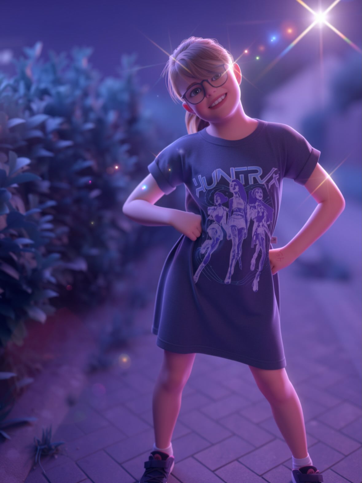 Same girl. Same T-shirt. Very different ending. 💜
💜✨ Mission accomplished ✨💜
A few days ago, this was just an oversized T-shirt that didn’t fit.
Today, it’s her favorite dress.
The best part of every sewing project isn’t the pattern, the fabric, or even the final garment.
It’s this moment.
The smile.
The confidence.
The excitement of wearing something made especially for you.
#Upcycling #SlowFashion #SewingProject #Huntrix #HandmadeWithLove KidsFashion TransformationProject OneOfAKind MadeForHer MeliaMania