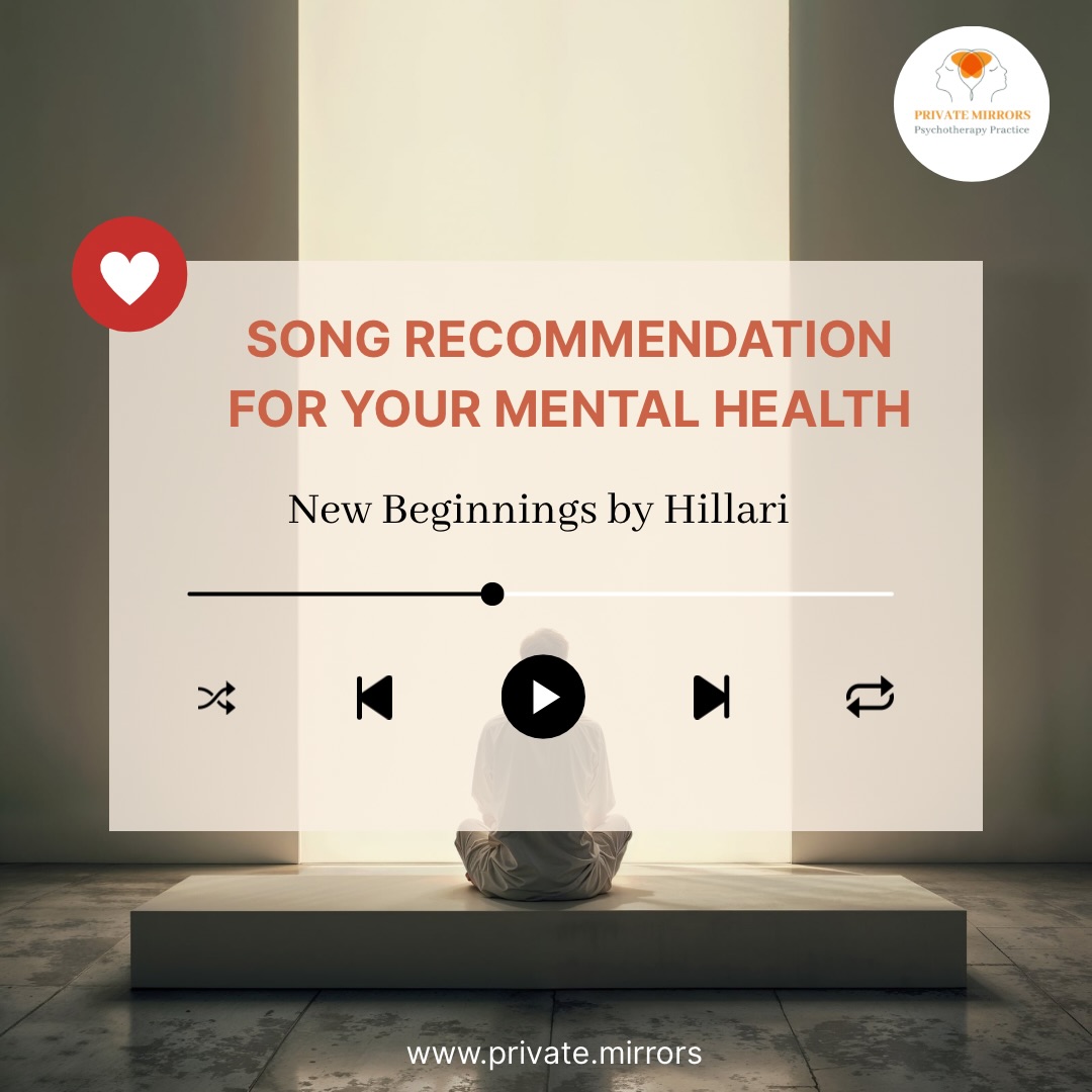 Today’s mental health song recommendation 🎵
New Beginnings by Hillari speaks to a feeling many of us know well: being tired of the same cycle and wanting something different.
Not every new beginning starts with confidence. Sometimes it starts with deciding that staying the same is no longer an option.
Press play, listen closely, and give yourself permission to embrace change at your own pace. 🧡
#privatemirrors