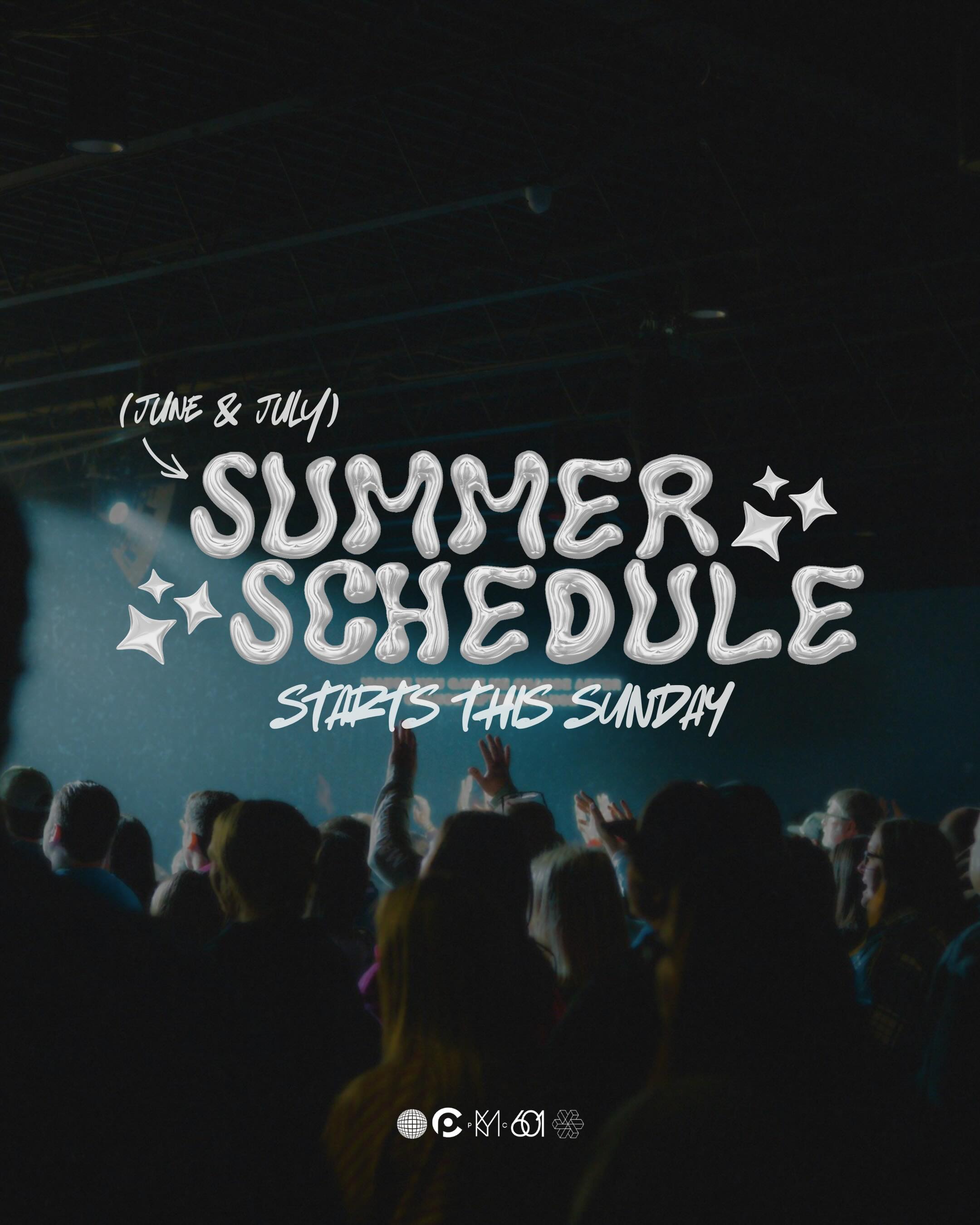 🚨REMINDER🚨
—
Going to 3 SERVICES for the summer!! But don’t worry 😉 we will be going back to 4 services the first Sunday in August!
—
so comment below & tag who you want to see in the service you are going to! 🫶