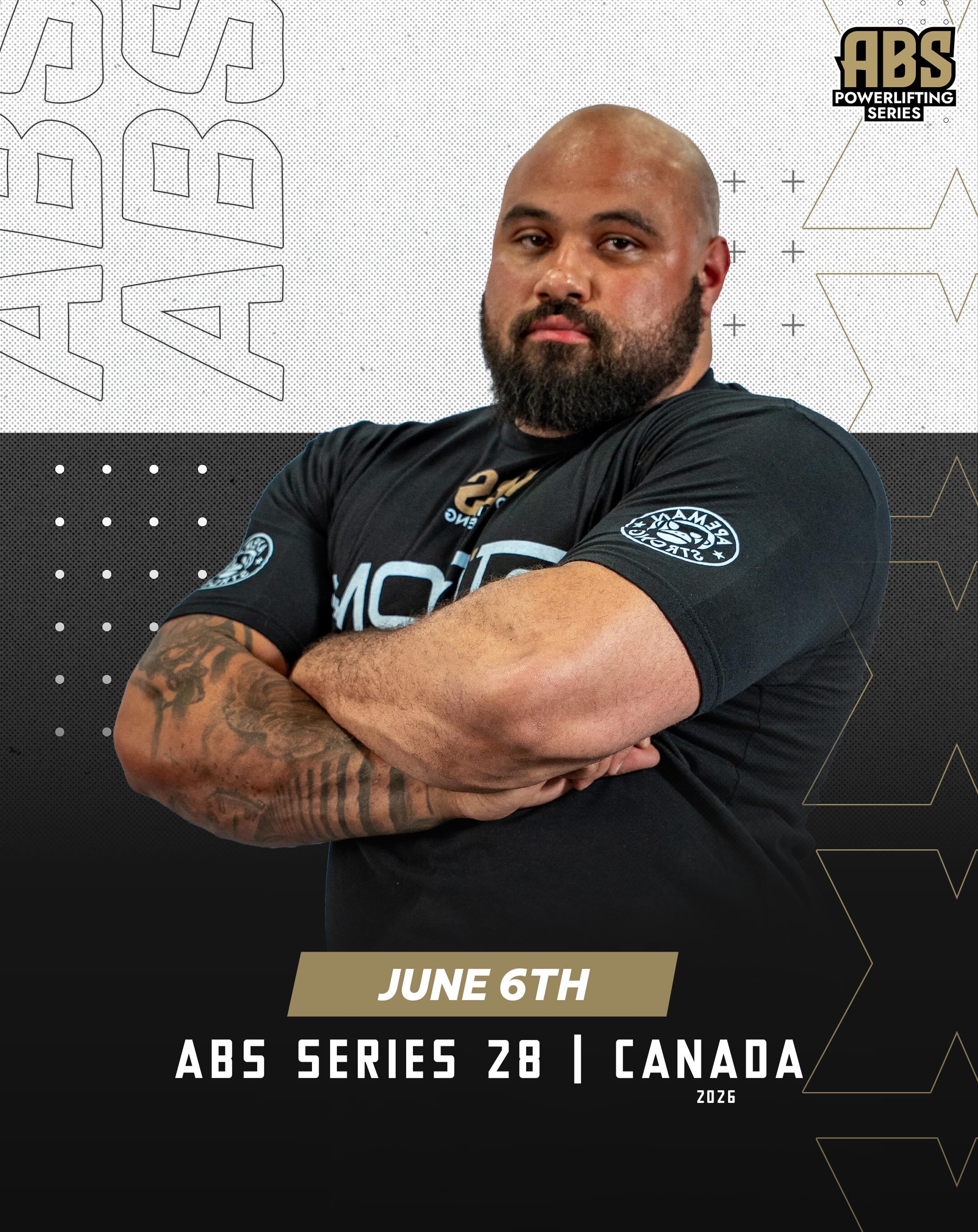Official PRO-AM roster | ABS Series 28 Canada 2026
15 Lifters battle it at the first ever Series in Canada.
๐บ๐ธ vs ๐จ๐ฆ