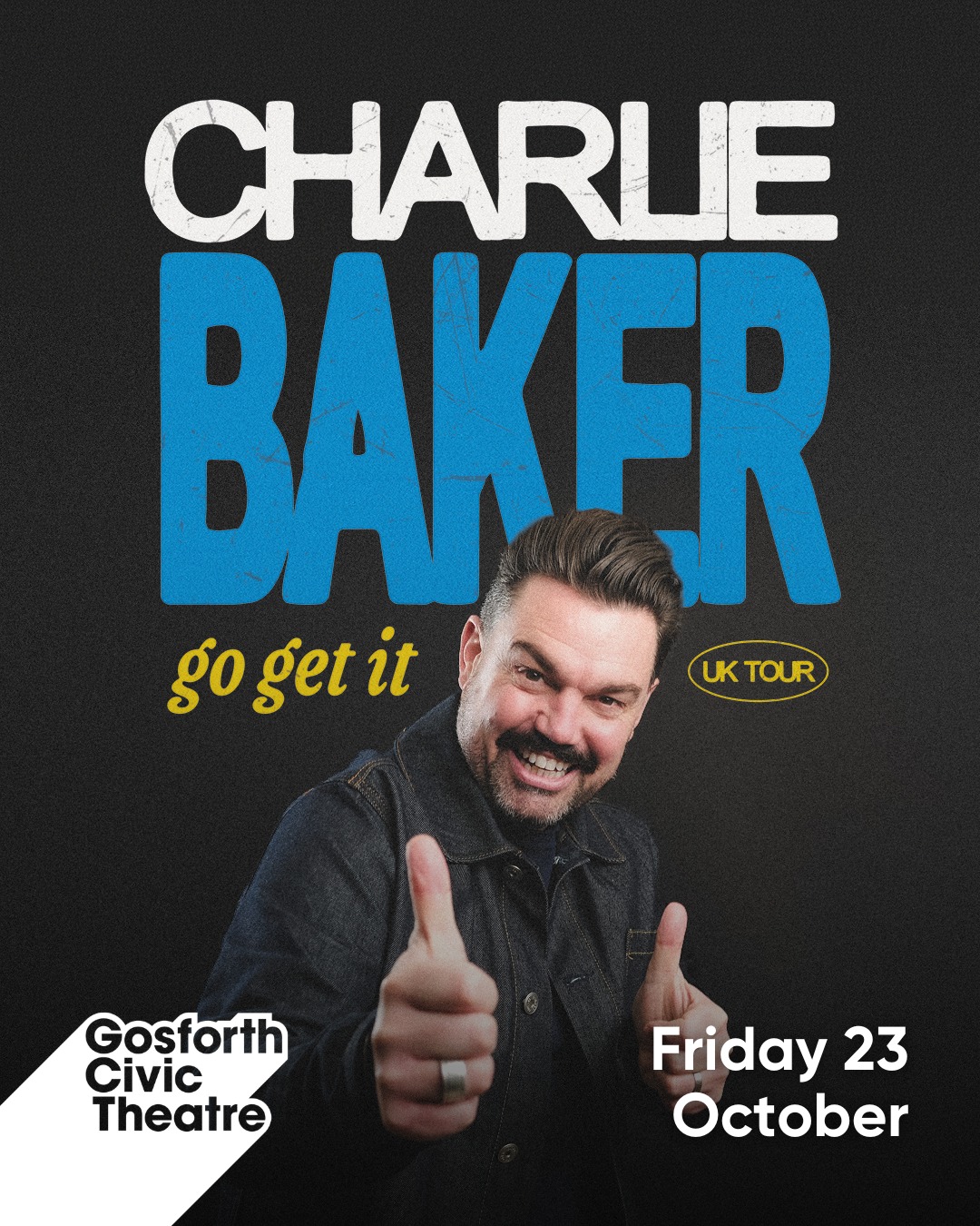 Award-winning radio host, stand-up powerhouse and entertainment machine Charlie Baker returns to the stage with his brand new show: GO GET IT.
You may know him from his roles in Eastenders and Dr Who, or indeed from The Last Leg, Parenting Hell and winning on House of Games. He’s perhaps best known as a presenter on talkSPORT and Virgin Radio, but onstage Baker shifts into a different gear entirely. Expect a full-throttle entertainment experience, packed with sharp observations, infectious energy and a performance that barely pauses for breath.
You’ve heard the voice. Now see the chaos. GO GET IT.
Fri 23 October | Doors 7pm | Starts 7.30pm
Grab your tickets via the ‘What’s On’ link in bio.
#NewcastleEvents #NorthEast #Comedy