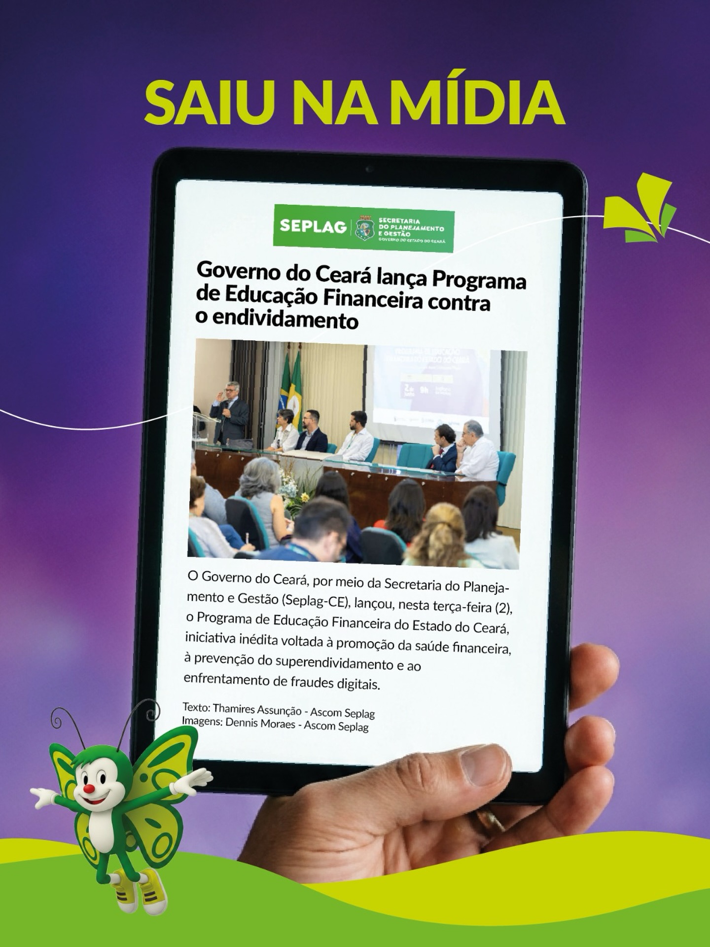O Governo do Ceará lançou um programa de educação financeira com o objetivo de prevenir o endividamento e contribuir para a saúde financeira da população. A iniciativa reforça um movimento que tem ganhado cada vez mais espaço no Brasil: a compreensão de que educação financeira não é apenas uma questão econômica, mas também social e comportamental.
Quando governos, escolas, empresas e famílias passam a discutir esse tema de forma estruturada, ampliam-se as oportunidades para que as pessoas desenvolvam habilidades importantes para lidar com escolhas, planejamento, consumo e construção de objetivos ao longo da vida.
Na Oficina das Finanças, acreditamos que esse é um caminho fundamental para formar cidadãos mais preparados para os desafios do presente e do futuro.
📖 Vale a leitura da matéria e a reflexão sobre como a educação financeira vem se consolidando como uma pauta estratégica para a sociedade. LINK NA BIO.
#SaiuNaMídia #OficinaDasFinanças #EducaçãoDeComportamentosFinanceiros #EducaçãoFinanceira #EducaçãoQueTransforma