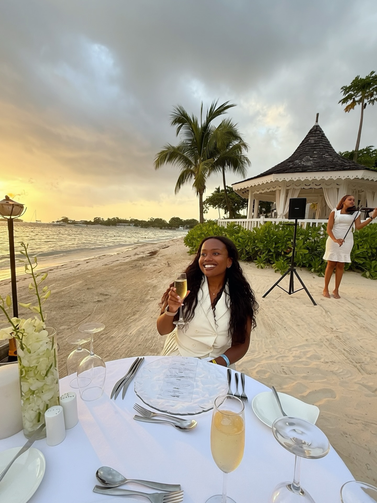 We had the most incredible honeymoon at @sandalsresorts in Negril, Jamaica. 🇯🇲✨
After planning not one but TWO weddings, we were ready to relax—and Sandals exceeded every expectation. From the iconic Seven Mile Beach and unforgettable excursions to the delicious food, beautiful sunsets, and truly exceptional service, every detail made us feel cared for.
A special thank you to Kelly Anne, Basil, and Theda, who went above and beyond to make our stay unforgettable. You made us feel like VIPs from the moment we arrived.
And of course, no honeymoon recap would be complete without mentioning the Bob Marley cocktails. 🍹❤️💛💚
Sandals, you owed us nothing, but gave us everything. Thank you for the perfect start to married life. 🩴
#SandalsResorts #Jamaica #Honeymoon #LuxuryTravel #travelcouple
