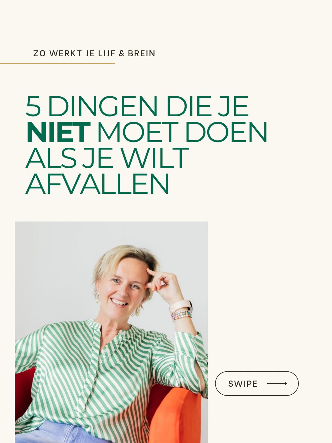 Het draait echt om zoveel meer dan calorieën.
Blijvend afslanken vraagt om mildheid, om luisteren naar je lichaam, zorg dragen voor jezelf, ontstressen,
een andere kijk op dingen,…
Wil je meer weten? Stuur me gewoon snel een DM!
#Liefs, Elly