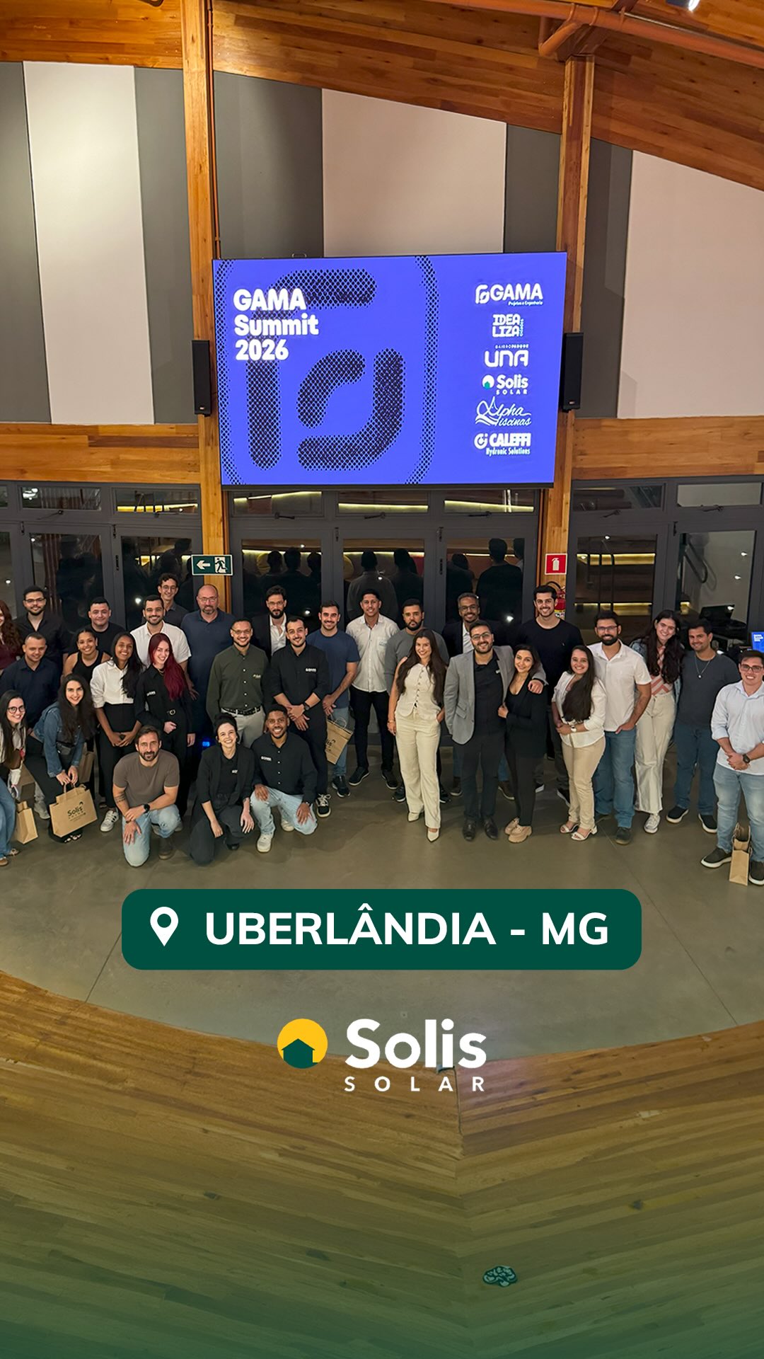 A Solis Solar retornou a Uberlândia para mais uma edição do evento promovido pela @projetosgama.
Neste GAMA SUMMIT 2026, apresentamos a palestra “SAS em Obras de Grande Porte”, trazendo insights, experiências de campo e soluções aplicadas a projetos residenciais de alto padrão.
Mais um grande evento de networking e troca de experiências com os profissionais de Minas Gerais.