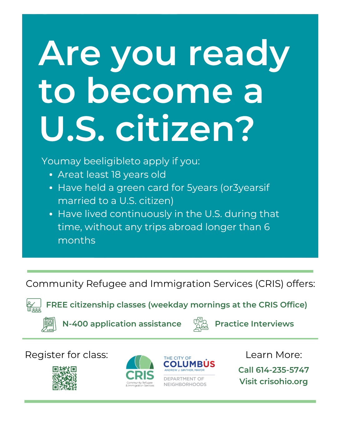 Are you ready? We can help!