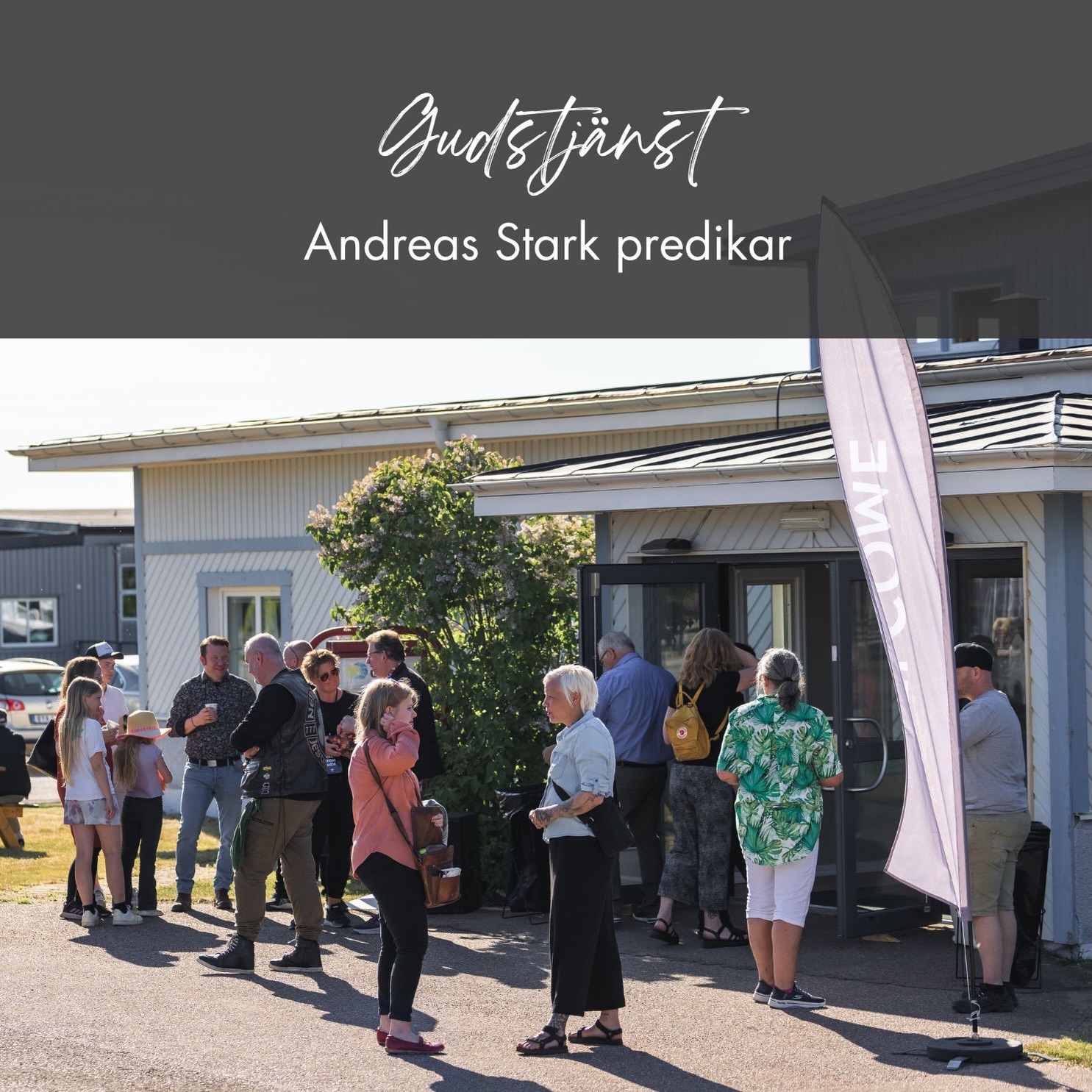 Välkommen till gudstjänst kl 11.
Andreas Stark predikar och der blir söndagsskola för alla barn.
Kom och låt Gud beröra ditt hjärta!
Hoppas vi ses! ☀️