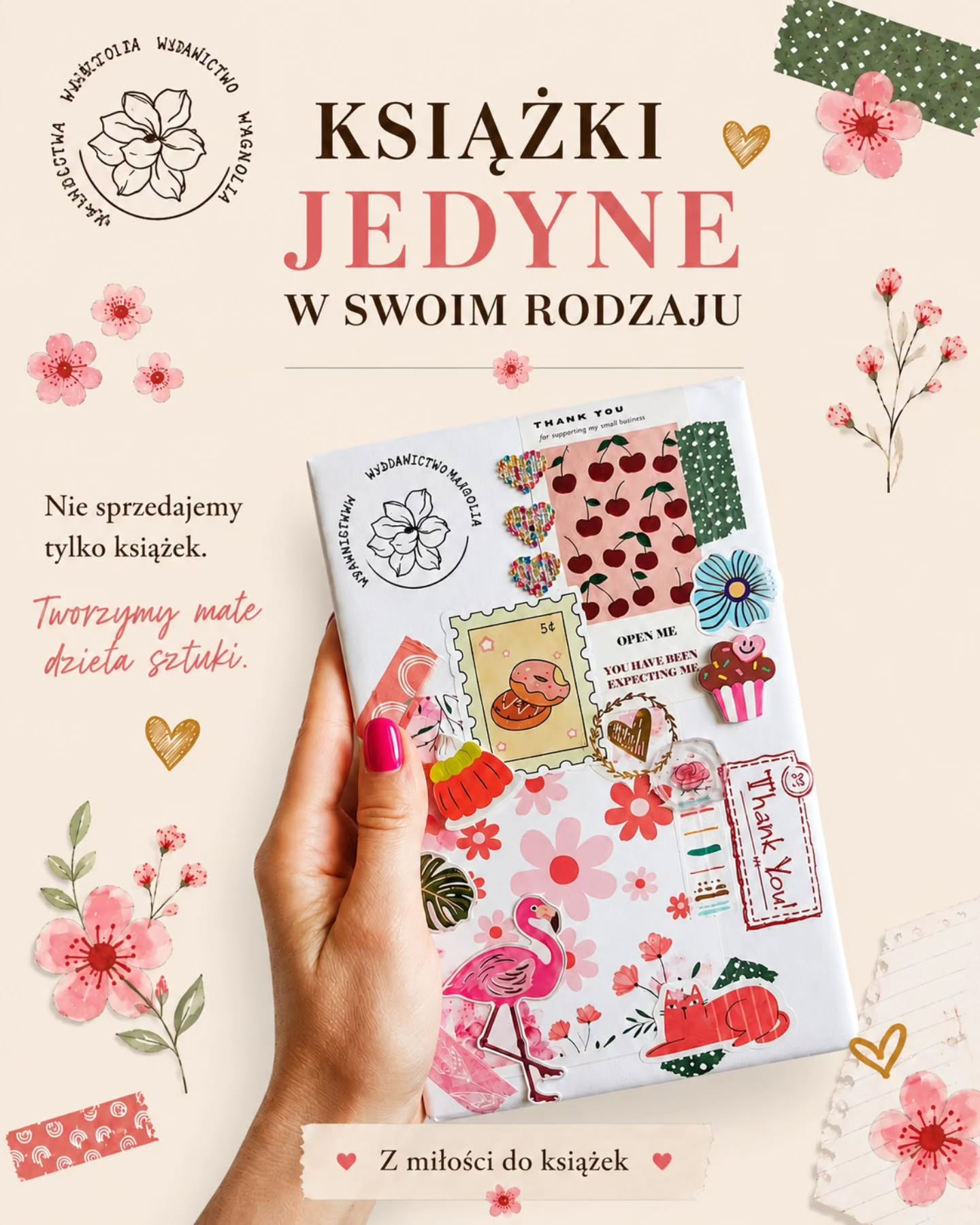Pakowanie dla Was książek to sama przyjemność!
Każdy egzemplarz traktujemy priorytetowo! Żeby się o tym przekonać, wystarczy zajrzeć na naszą stronę internetową 🌸
Dobrego wszystkiego!
#wydawnictwomagnolia #książkowelove #milegodnia😘 #wdzięczna #magnolia🌸