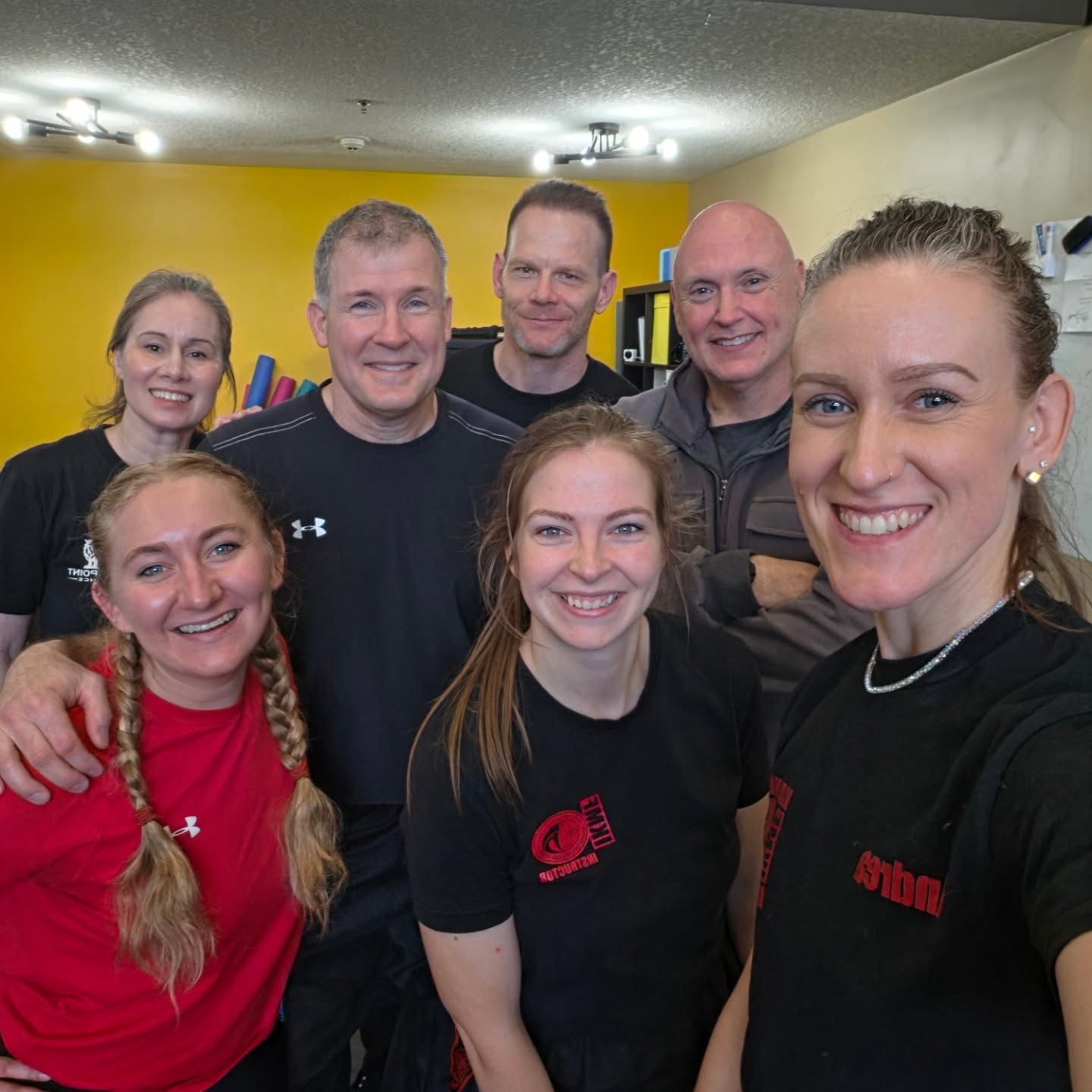 I get emotional thinking about it.
But we have the greatest instructor team.
We really do.
There's no drama or egos (and in this industry, that's rare).
Everyone works well with everyone else.
Everyone cares about each other and looks out for one another.
Everyone cares so deeply about the mission of teaching our students to be safe, and takes it very seriously.
This isn't something you can manufacture. We just got blessed to find incredible people who have similar values and believe what we believe.
Thanks team! We couldn't do this without you!
We believe the best instructors are the best students.
That's why we do training as a team a minimum of once per week (usually it's weekly).
Yesterday we spent the evening together doing instructor training and building our team unity.
Dave spend 2.5 hours mentoring the team on how to not just teach "dance moves" as he likes to call it, but how to make the training applicable for real life. Learning defence technique itself is good, but it's very 2D. We are working hard on adding layers to what we teach and how - more like 4D. Adding angles, tactical drills and other facets and applications of how attacks happen and how to defend appropriately.
And then we went to BPs for a late supper, just to get to know each other better.
Thank you Dave for your depth of experience. I don't know anyone else on the planet who has the lived experience of violence that you do, and your willingness to pass it on.
To our students: buckle up! Training is about to get even more real world and fun!
#yegtraining #yegsafety #kravmaga #selfdefenceclass #selfdefenceinstructor