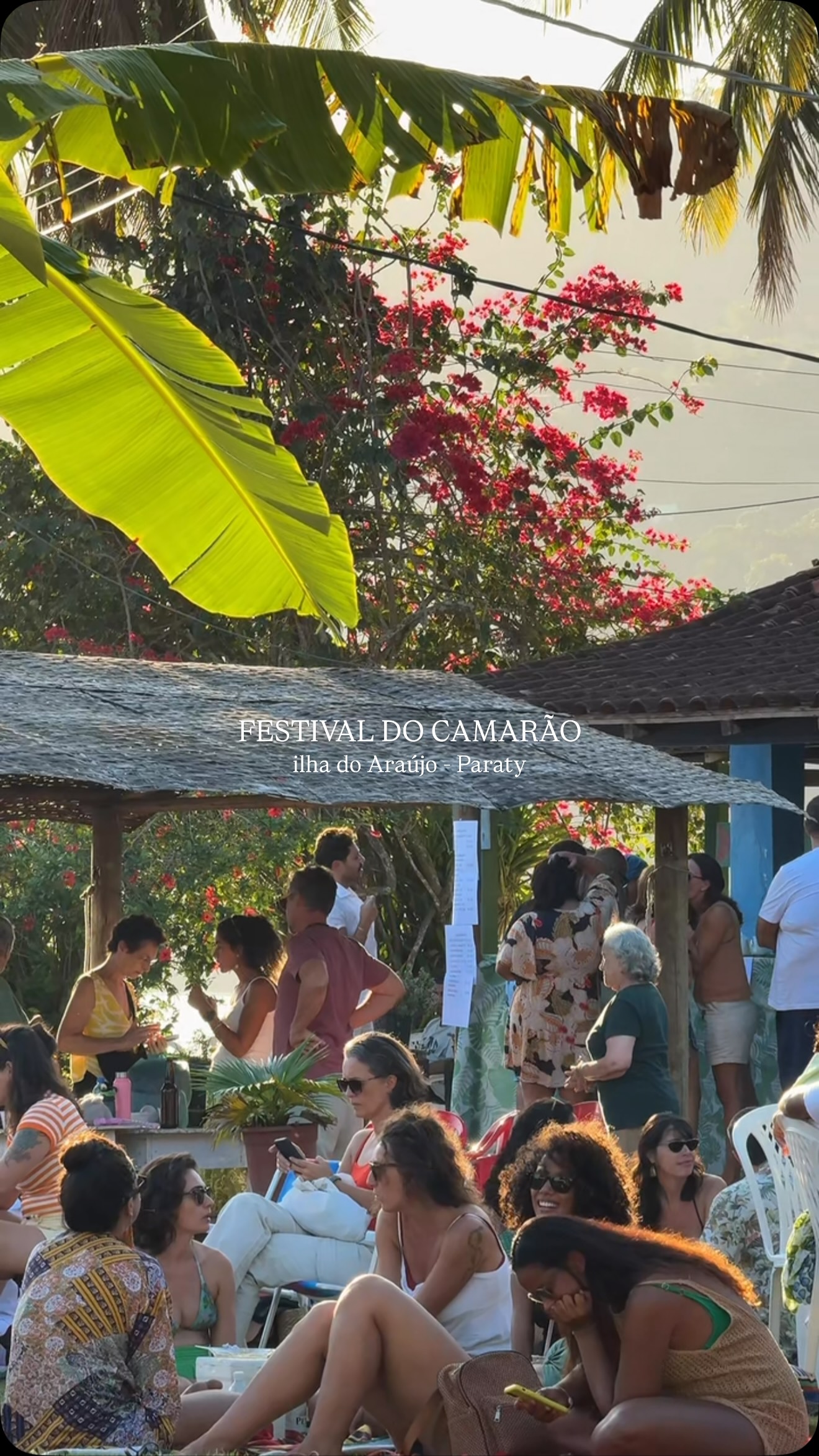 De 05 a 07 de junho, a Ilha do Araújo recebe a 30ª edição do Festival do Camarão.
Uma das festas mais tradicionais de Paraty, com gastronomia caiçara, música e muita cultura local.
Já colocou na programação do fim de semana?