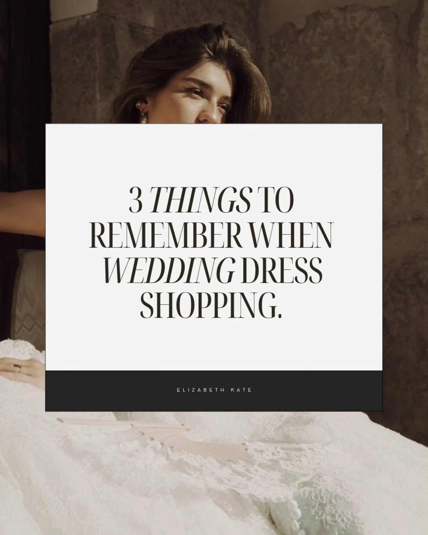 Wedding dress shopping soon?
Before you book your appointment, there are 3 things every bride should keep in mind to make the experience feel effortless, exciting, and true to you.
Swipe through for our top tips 🤍
Save this for later, and share it with a bride-to-be who's starting her dress journey.
#WeddingDressShopping #BrideToBe #BridalTips #WeddingPlanning #SayYesToTheDress BridalStyle WeddingDressInspiration