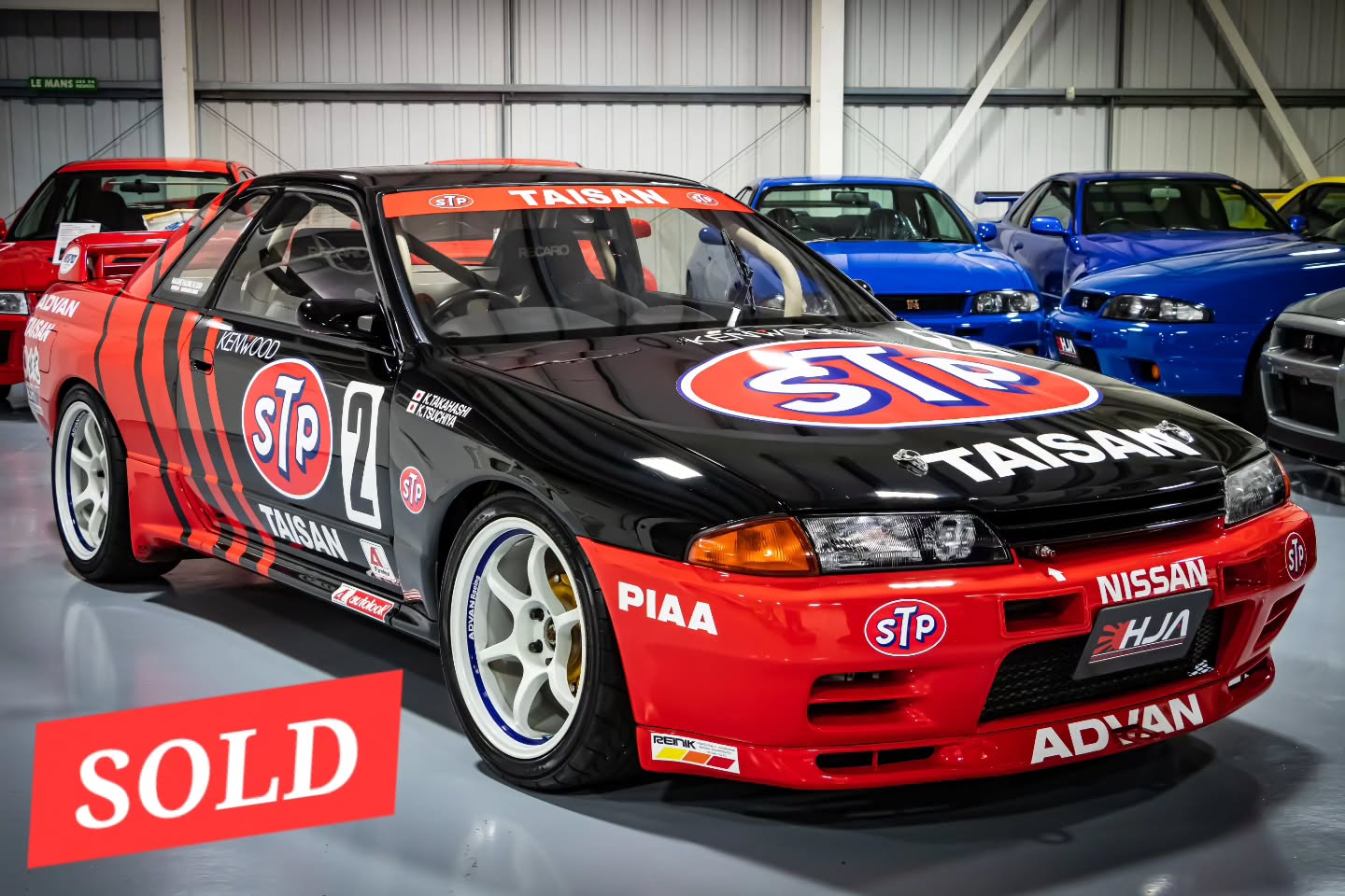 Another legend has left the building. 🇯🇵🔥
STP Taisan R32 has officially been sold and is now residing in the USA with our good friend vincent joining an incredible collection of JDM icons.
This isn't just another GT-R...
🏁 Nakane Racing BNR32 Group A '93 STP Taisan Replica
🏁 Based on a 1991 Nissan Skyline R32 GT-R (KH2)
🏁 Roll cage personally signed by Group A Taisan driver Kunimitsu Takahashi and Mr. Ito, General Director of Production for the legendary R32 GT-R
A build that pays tribute to one of the most iconic racing GT-Rs ever to hit the track.