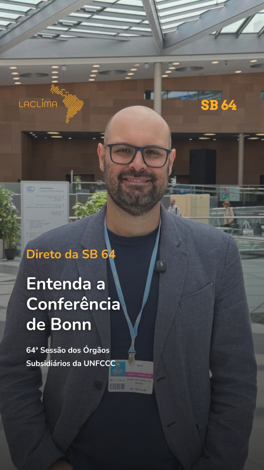 A Conferência de Bonn começa amanhã!
Entre 8 e 18 de junho, acontece a 64ª Reunião dos Órgãos Subsidiários da UNFCCC, uma conferência de negociação técnica preparatória para a COP 31.
A LACLIMA já está na Alemanha, para monitorar de perto as negociações.
Acompanhe nas nossas redes e fique por dentro de todas as atualizações!
#conferenciadebonn #SB64 #UNFCCC #acordodeparis #COP31