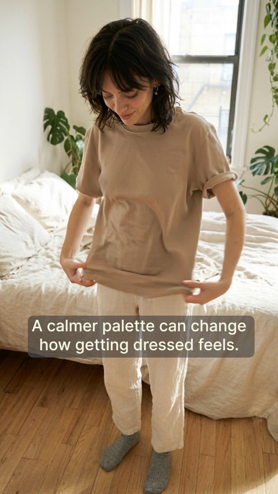 If your closet feels louder than you are, start by building around calming core tones—cream, stone, soft grey—and add one warm accent gently. Make a simple, repeatable outfit stack that supports your nervous system so getting dressed feels clear and quiet.
DM or comment QUIET — we'll take it from there 🌿
FDH WEAR • LESS NOISE. MORE PRESENCE
#mindfulwardrobe #sensorydressing #quietcloset #slowdressing #nervoussystemfriendly