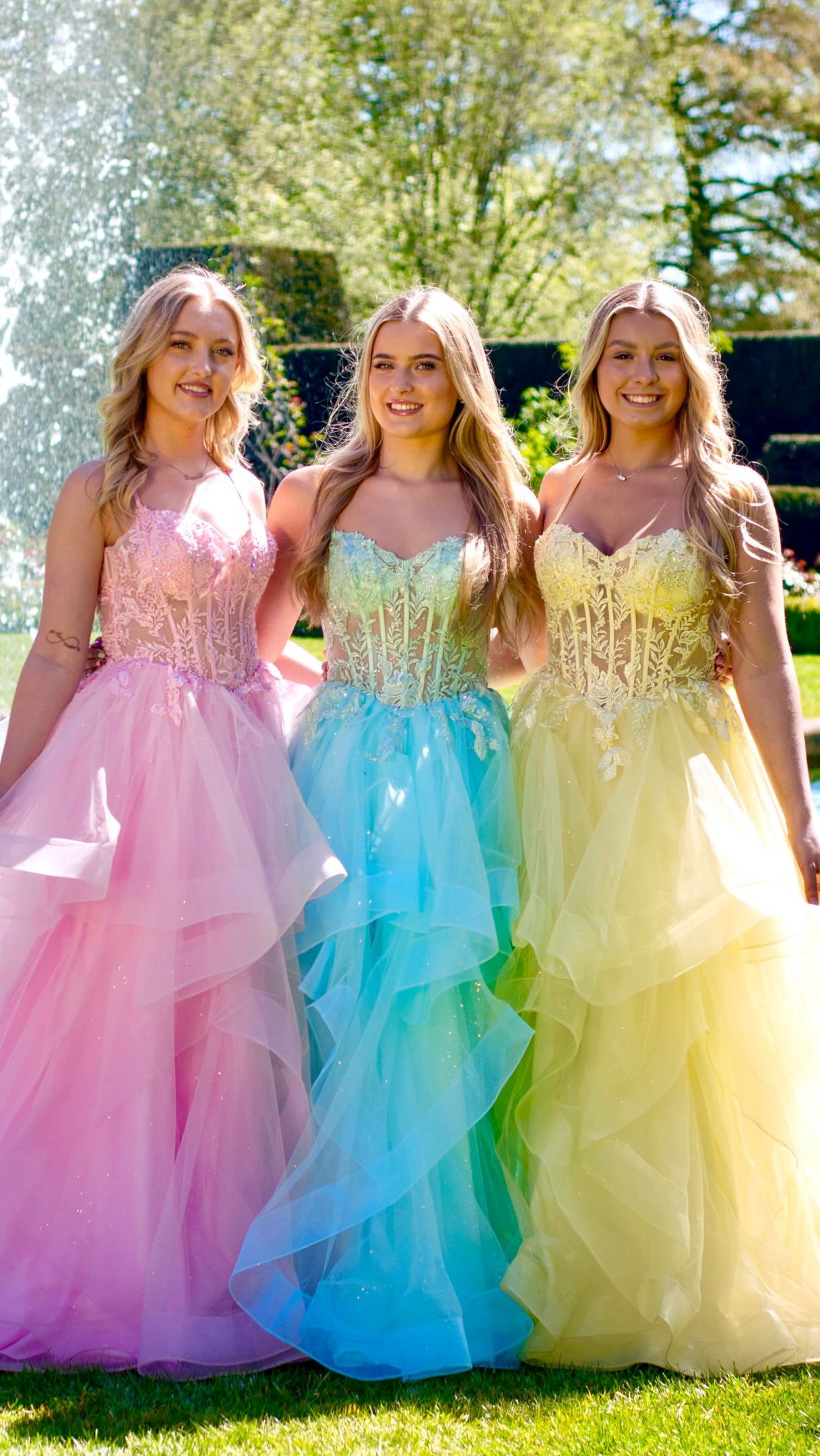 Summer pastels the dream for sunny days! Prom is on! 🩷😝#rubyprom #promdress #prom