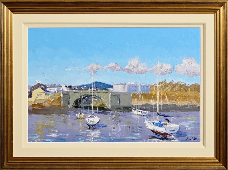 TOMORROW. TOMORROW. Morgan O’Driscoll Online Art Auction. Next Mon 8/June/26. Lot 26. “Low Tide, DUNGARVAN. Co Waterford.” Oils. Canvas 20/30ins. Bids online now. Phone bids 086 2472425