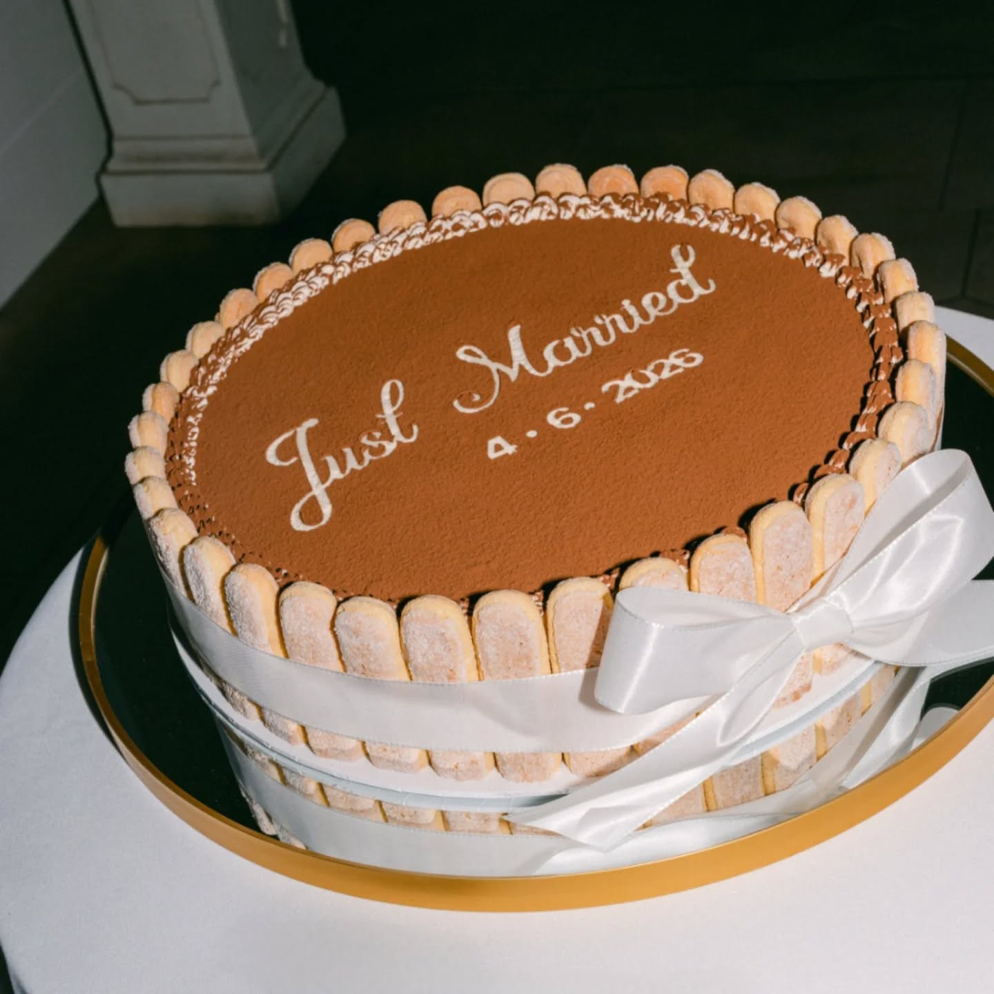 This giant Tiramisu stole the show before it was even served!
Congratulations Adam & Ivana - it was a pleasure creating this special centrepiece for your big day 🤍 @deerparkcountryhouse
@tarastattonphotography
@adam_delbridgesmith
@ivana_pino
@deerparkcountryhouse
@fromthewildflorist
#JustMarried #WeddingTiramisu #WeddingDessert #LuxuryWeddingCake #TiramisuLovers