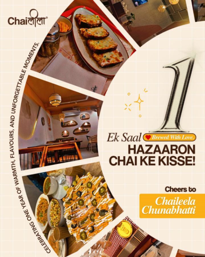 365 days of brewing love 💛
Looking back at a year filled with laughter, great food, and the best community. Thank you for welcoming us into your lives and making Chunabhatti your favorite chai spot ✨
This is just the beginning! 🎉
(Chaileela, Apni Wali Jagah, Anniversary Celebration, Bhopal, Cafe Vibes, Best Hangout Place)
#chaileela #apniwalijagah #bhopal #anniversary #bestcafe