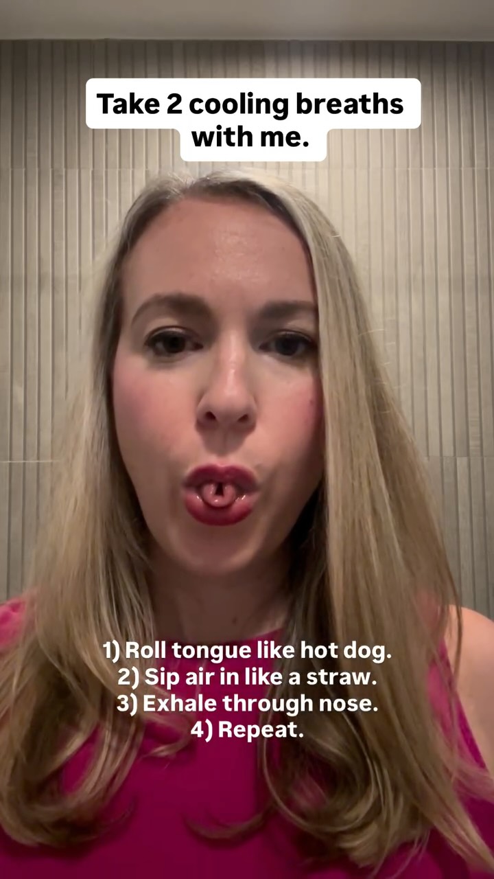 Feeling a little irritated or overheated?
Sitali Pranayama is one of my favorite breathing exercises to cool the body and calm the nervous system. Save this one for when the summer sun makes your pitta rise. ☀️
Roll your tongue (or gently purse your lips), inhale through the mouth like you’re sipping air through a straw and exhale slowly through the nose.
A few rounds can help you feel cooled off and less reactive.
I’ll be teaching this live in our summer yoga classes soon @bloomingdaleparkdistrict 🕉️
The summer series of classes start June 8 🌿
Zoom and in-person options:
✨Mondays 7 PM CT | Ayurvedic Yoga
✨Wednesdays 7 PM CT | Yoga for Self-Care
👉Get started with yoga classes link in bio
#Pranayama #BreathworkOnline #BreathingExercise #BreathingExercise #ZoomYoga