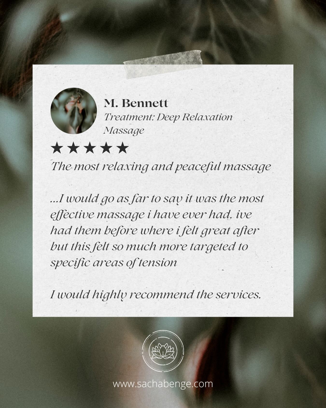 One of the things clients often reflect back after a treatment is that the massage feels both deeply relaxing and highly targeted at the same time.
For me, these two things are never separate.
The body releases more effectively when it feels safe enough to soften first.
My Deep Relaxation Massage combines therapeutic bodywork with slower, nervous-system-aware techniques designed to ease muscular tension without overwhelming the body further.
The result is often a feeling of both physical relief and profound calm.
Available at Ferndale Avenue
90 minute Deep Relaxation Massage
📍Wallsend / Newcastle
sachabenge.com