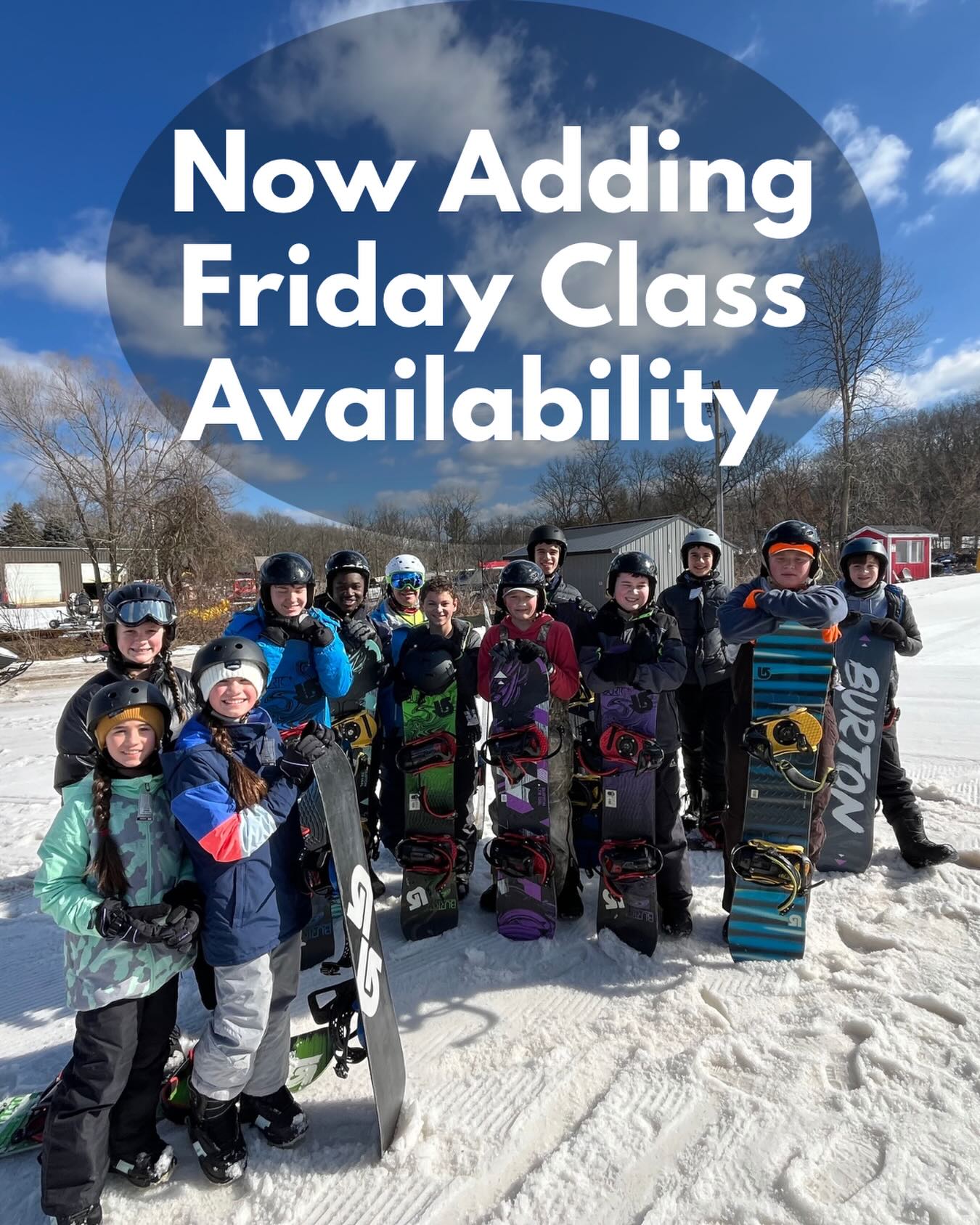 We are excited to announce we have added a new Friday Action Sport Adventurers class from 1:00pm–3:00pm
We know many of you were disappointed the Thursday afternoon class filled to capacity so quickly so we are offering an additional Adventurers class time on Fridays!
Spots in this class are limited as well so we recommend saving your spot early!