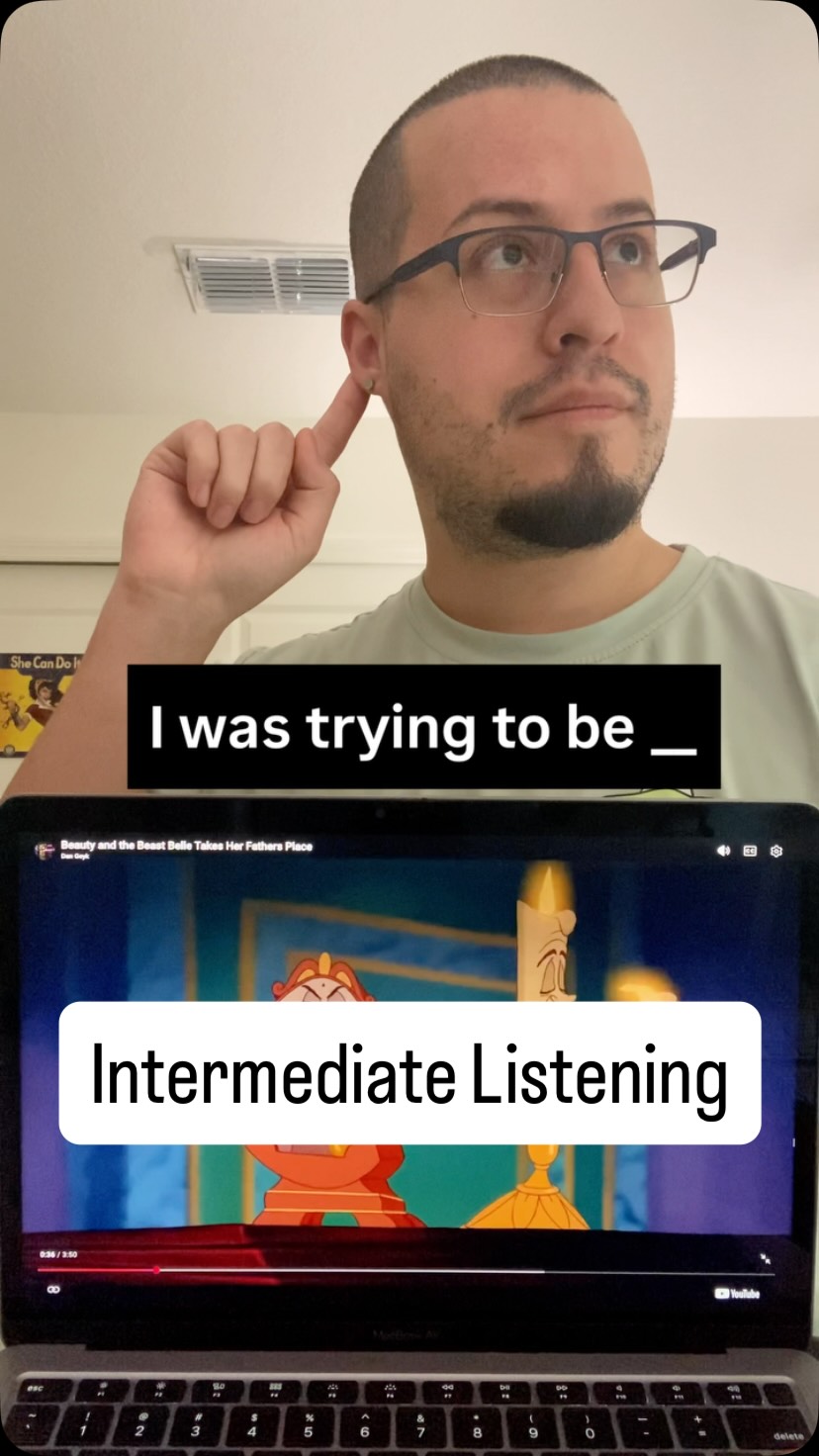 Intermediate listening practice with Beauty and the Beast.
Can you fill in the blank? “I was trying to be __.”
#aprenderingles #inglesparaadultos #inglesintermediario #toefl #learnenglish