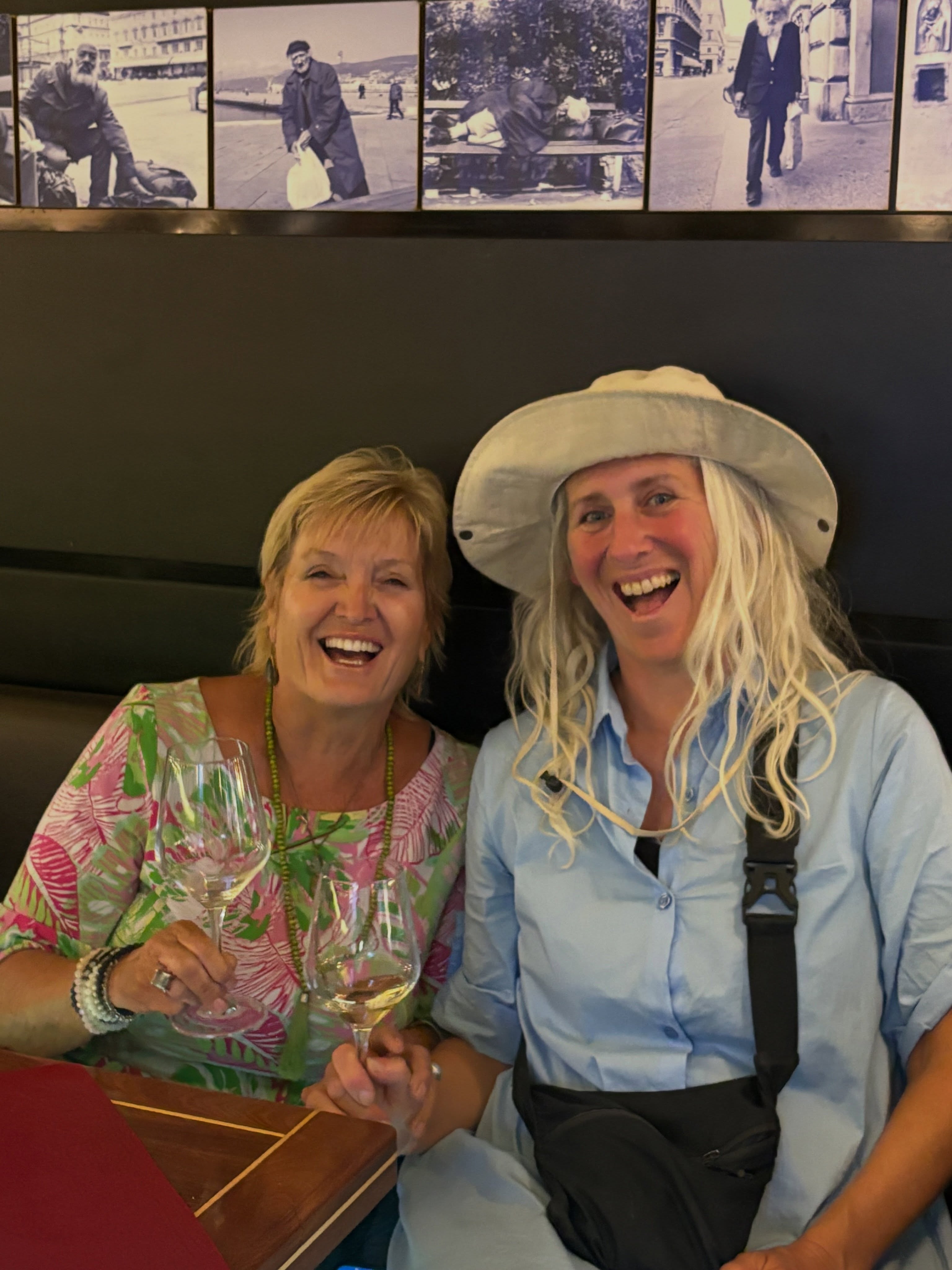 Meet my new friend Martina. She is also a 50+ Solo Traveler, who rode her bicycle from her hometown Austria 250 miles in 15 days and wild camped (which means she just found a place along the way to pitch her tent). Now she’s staying a few days in town and meeting up with her son.
I love meeting other travelers with amazing stories. Makes me want to do more and stretch myself more. Others hear my story and are in awe but many others are doing even more fabulous things.
what must happen for you to take the leap of faith and get out and start living your dreams?