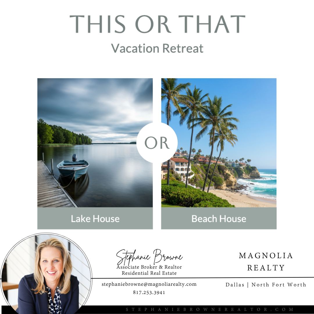 Pick Your Summer Escape ☀️🌿
🏖️ Beach House: sandy toes, sunset walks, and busy summer days
🚣 Lake House: calm water, peaceful mornings, and bonfires at night
Which one are you choosing? Let us know in the comments!
#thisorthat #lakehouse #beachhome #vacationdestination