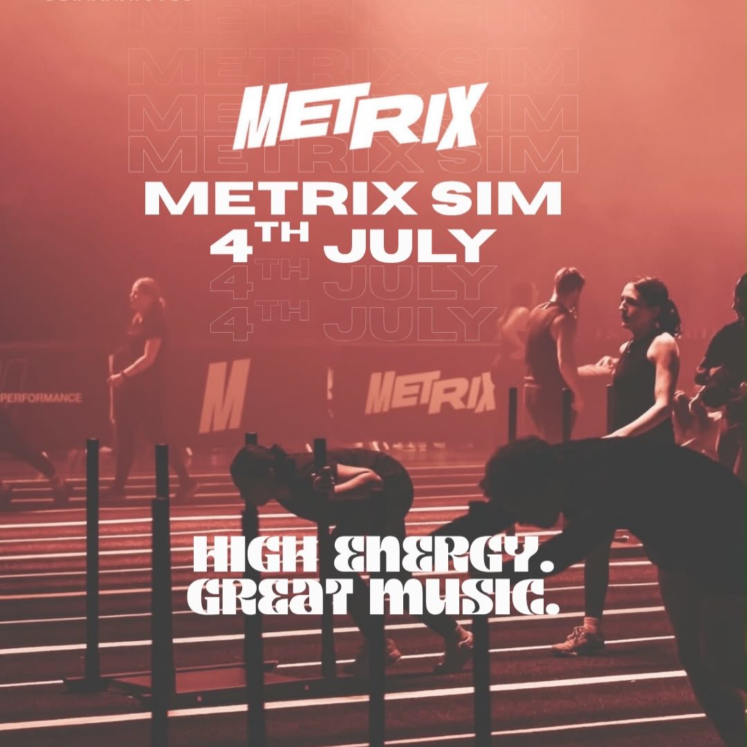 4TH JULY METRIX DAY!!!
Two simulations back to back - 07:30 and 09:00
The METRIX race is a lot of fun and very achievable for everyone!
Partner up, 5 stations, as many reps as you can do. Lights off, music loud. Winners get prizes.
Open to anyone that wants to grab a partner and give it go. If you haven’t got a partner in mind we will find you one! Non members welcome - the more the merrier.
Book on using the booking link in bio.
@metrix.events
#berkhamsted #gym #metrix #race community