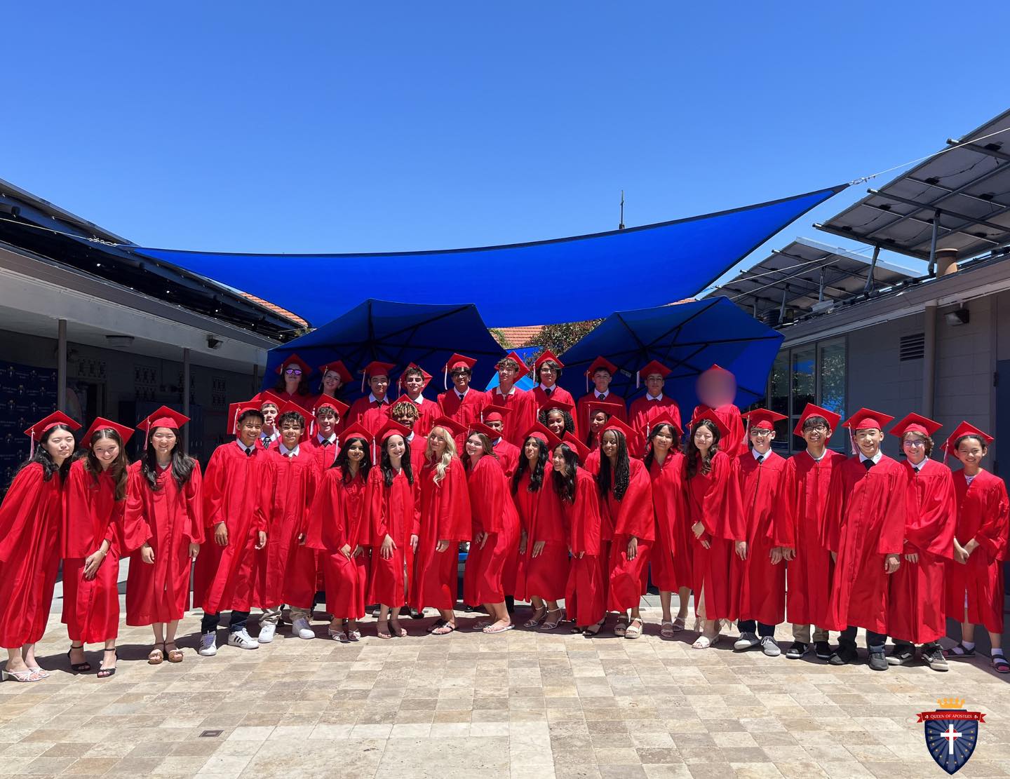 Congratulations to our Class of 2026! ❤️💙🦅
Last Friday, we celebrated our 8th graduates as they completed their journey at Queen of Apostles School. We are so proud of the faith-filled, hardworking, and compassionate young people they have become!
As they begin this exciting new chapter, we know they will do amazing things. Remember to always live the “Never Give Up” spirit, and know that Queen of Apostles School will forever be your home.
#NeverGiveUp #QofA #classof2026🎓 #dsjcatholicschools #middleschool