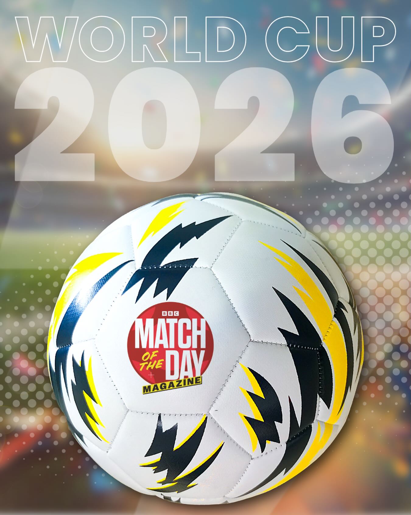 We teamed up with @immediatemediaco’s @motdmag to create this special-edition football ... the perfect way to celebrate @england and @scotlandnationalteam journey to @fifaworldcup 2026! 🌍🏆
⚽ Follow us ⚽ for launch details and your chance to get your hands on one!
With anticipation already building for football’s biggest tournament, fans across the globe are starting to dream about what 2026 might bring. Here’s hoping for a tournament full of big goals, unforgettable moments!
#fifaworldcup