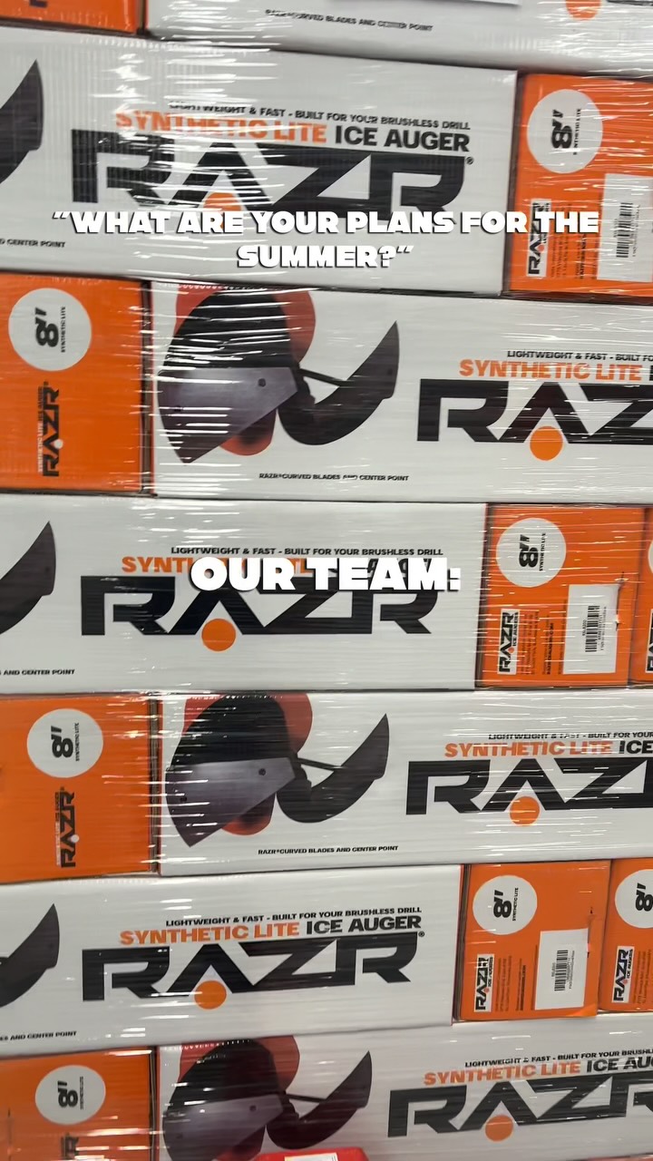 You will be seeing a lot more orange on the ice next year.
#razriceaugers #workingontheweekend #smallbusiness