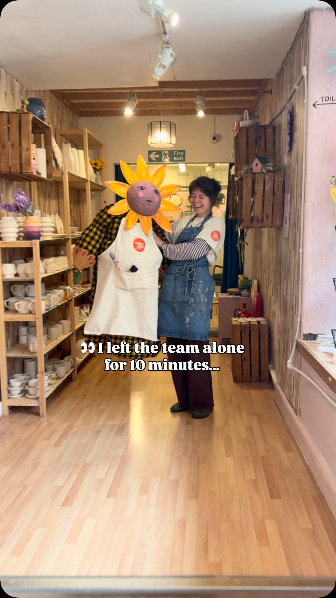 🌻 We may have got a little carried away with this year’s scarecrow trail… 👀
Our Happy Glaze scarecrow is almost ready to take up residence in the window, and Maddie seems very proud of her handiwork 😂
A huge thank you to Tiverton in Bloom for organising another fantastic community trail. It’s such a lovely way to bring people into town, encourage families to explore local businesses, and see all the creativity Tiverton has to offer.
If you’re taking part, keep your eyes peeled for our scarecrow and let us know when you spot it! 🌻🤍
(Full transparency - this took a lot longer than 10 minutes 😂)
#TivertonInBloom #ScarecrowTrail #Tiverton #LoveLocal #VisitTiverton