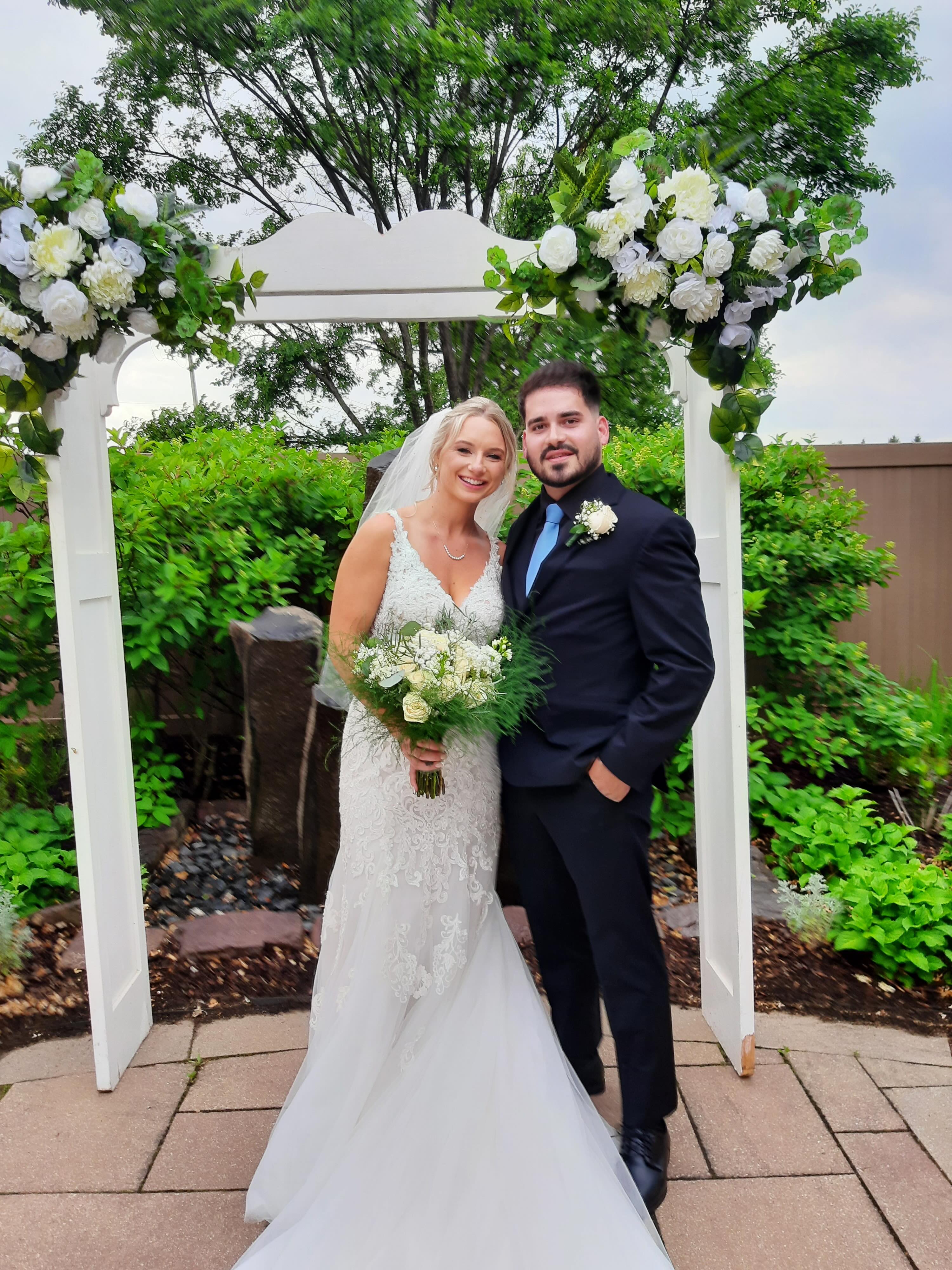 Congratulations Nicole and Alejandro! 💍 06.05.26 🥂 Thank you for including us in your special day! #HoosierGroveBarn #weddingvenue #summerwedding