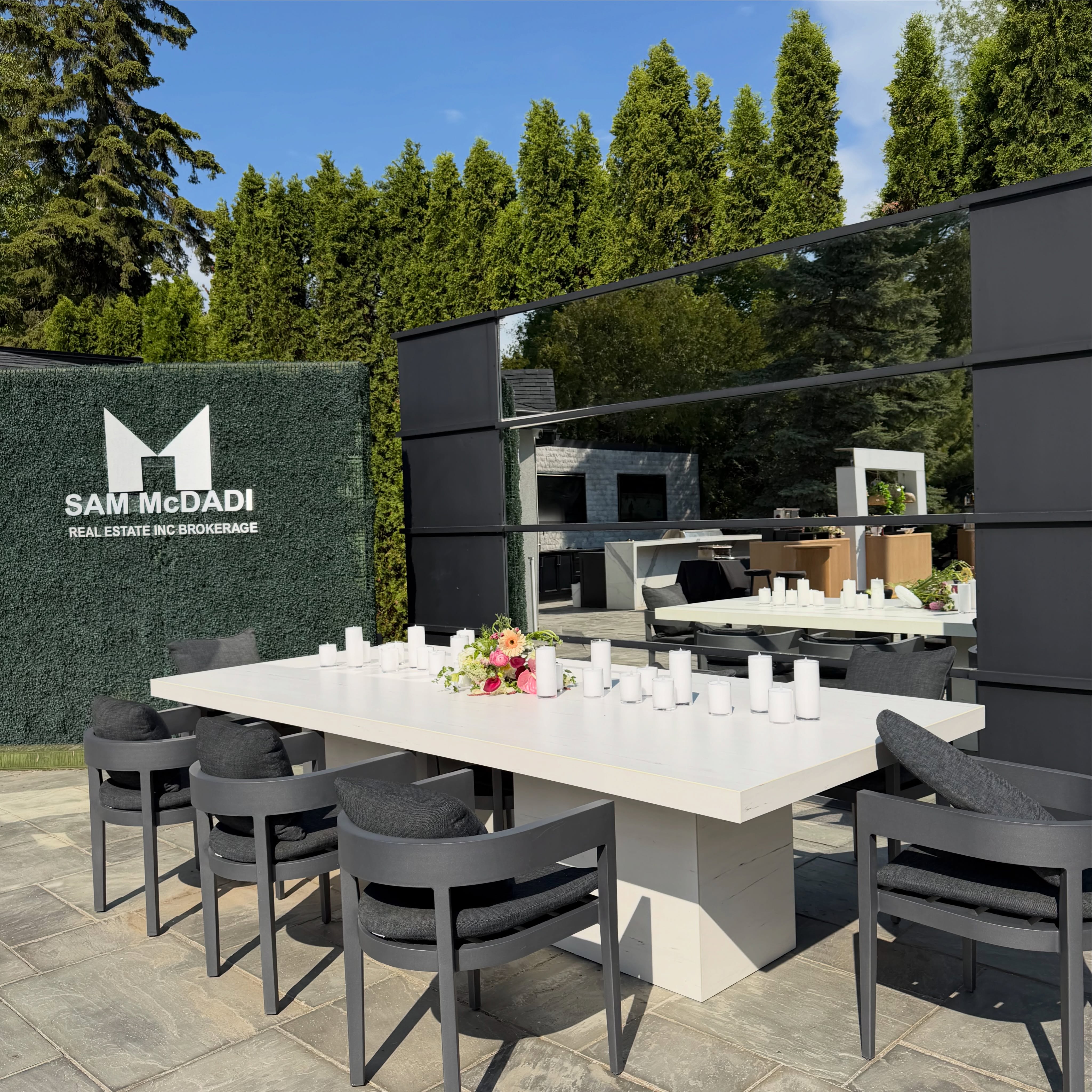 Little BTS working with @table.matters x @sammcdadi 🔥🧑🏻🍳 this brokerage open was elevated with our culianry experience of curated canapés , shawarma station and a Wagyu mini entree station.