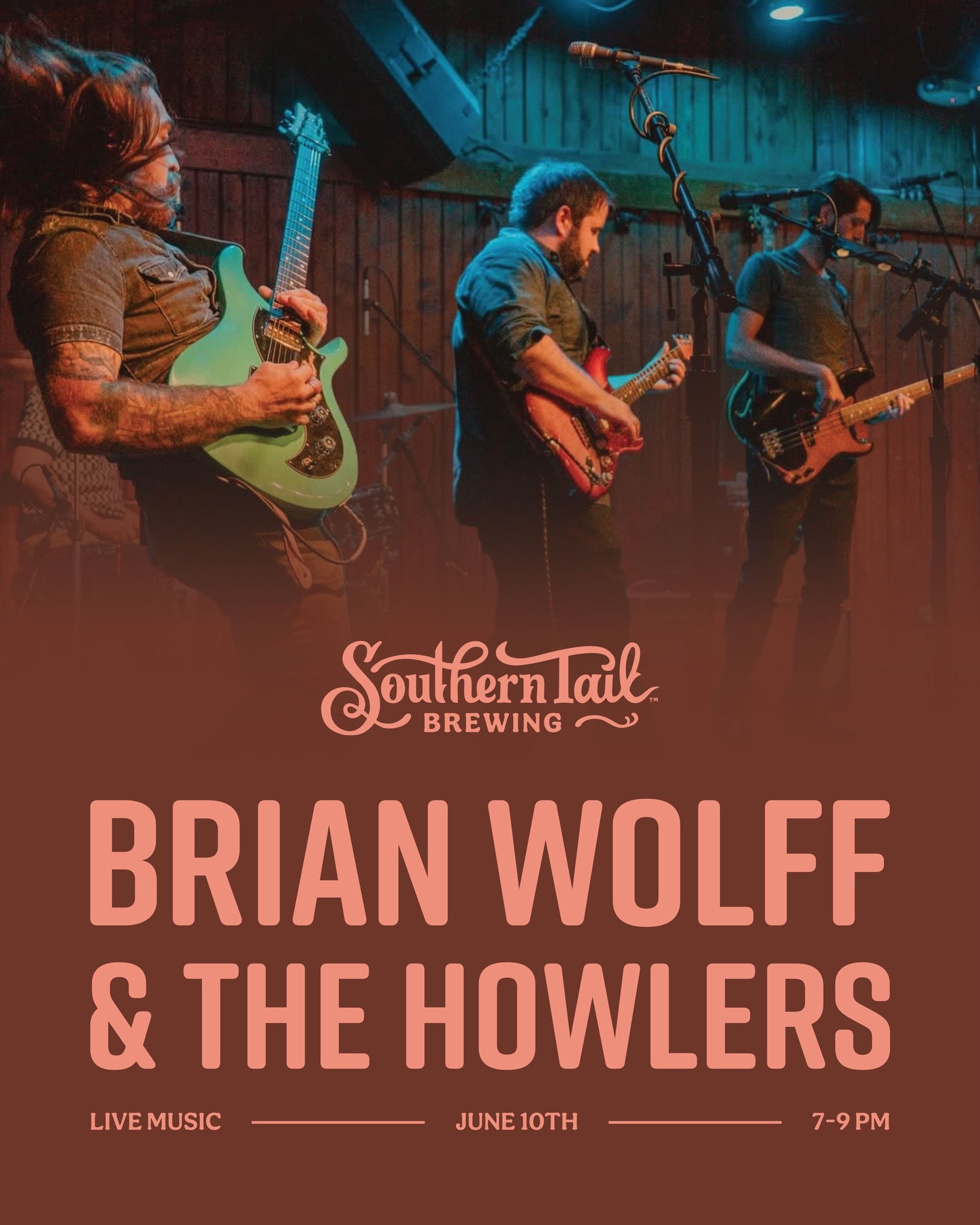 Join us on June 10th at 7 PM for live music with Brian Wolff & The Howlers. Gritty, soulful, and all the way from Austin Texas, this is the kind of set that pulls you in and keeps you there. 🎶🔥
Cold beer, live music, and a night worth showing up for. 🍻
#SouthernTailBrewing #LiveMusicLR #LittleRockEvents #SupportLocalMusic #DrinkLocalAR