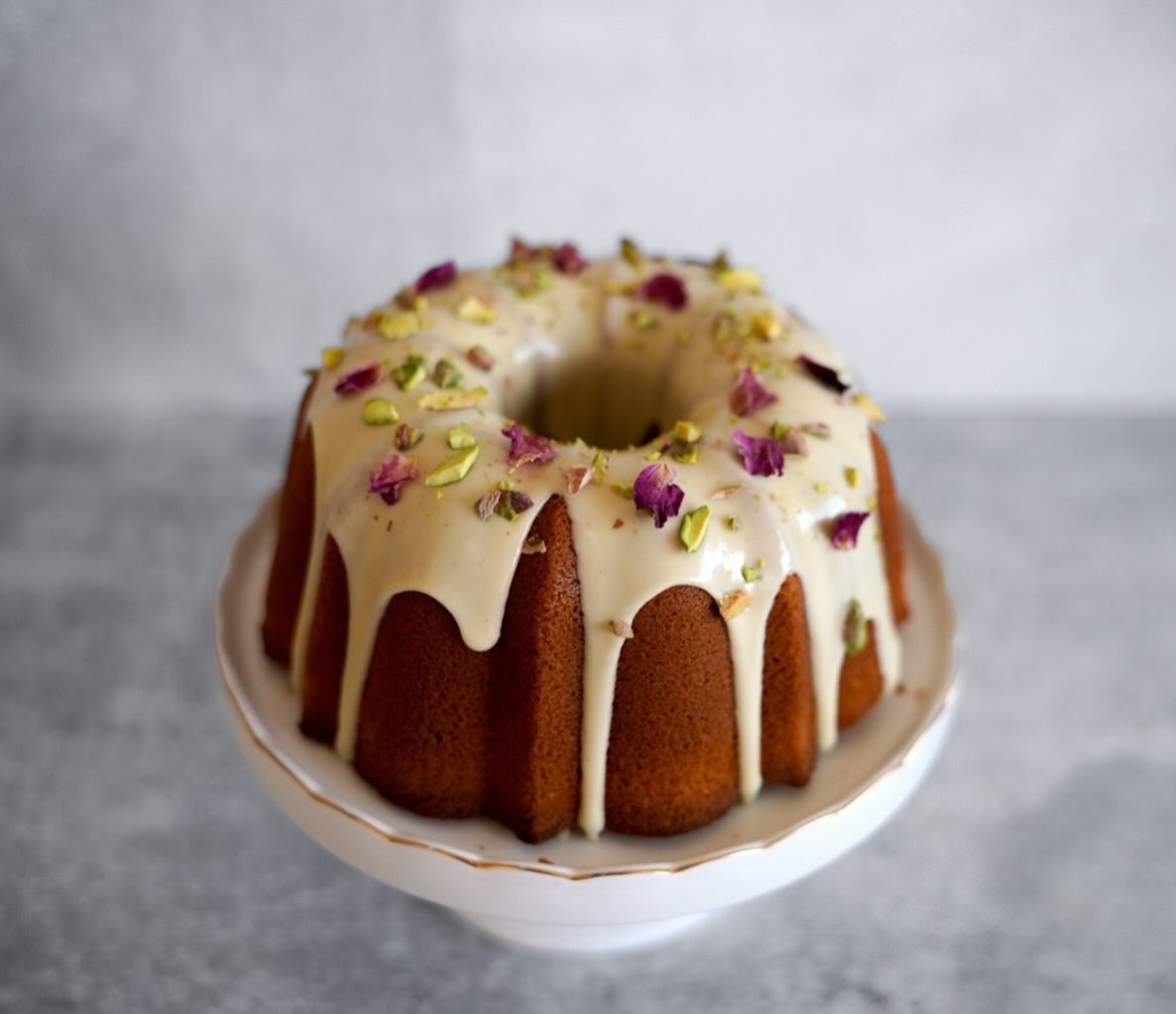 Pistachio Bundt cake 💚