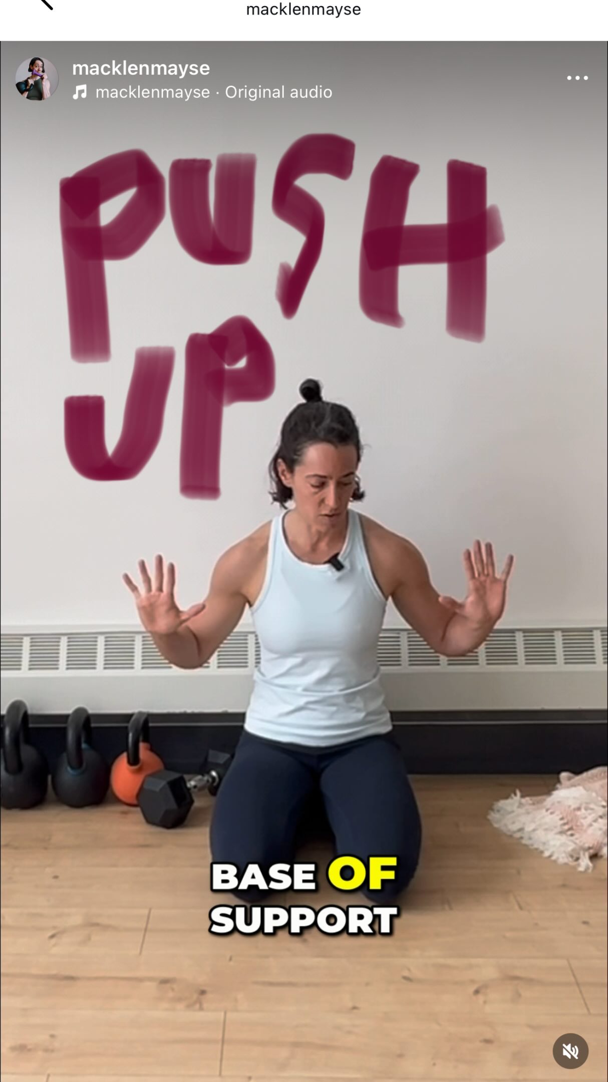 Push-up stuff. I find this cue helps a lot of my clients feel more powerful, stable, and able to get more volume.
Give it a go.
-Macklen
PS I’m running a 28-day workout challenge called Summer Prep. We start on June 15.
I’ll tell you what to do.
Short workouts to get the gears groovin’ so you can get that routine back that you’ve been shying away from 🫠
Putting everyone else’s needs before yours again, huh?
Well…not if you sign up for Summer Prep and get started 😉
Early Bird enrollment $97 thru this Sunday, after that it’s $120.
DM me “SummerPREP” for details.