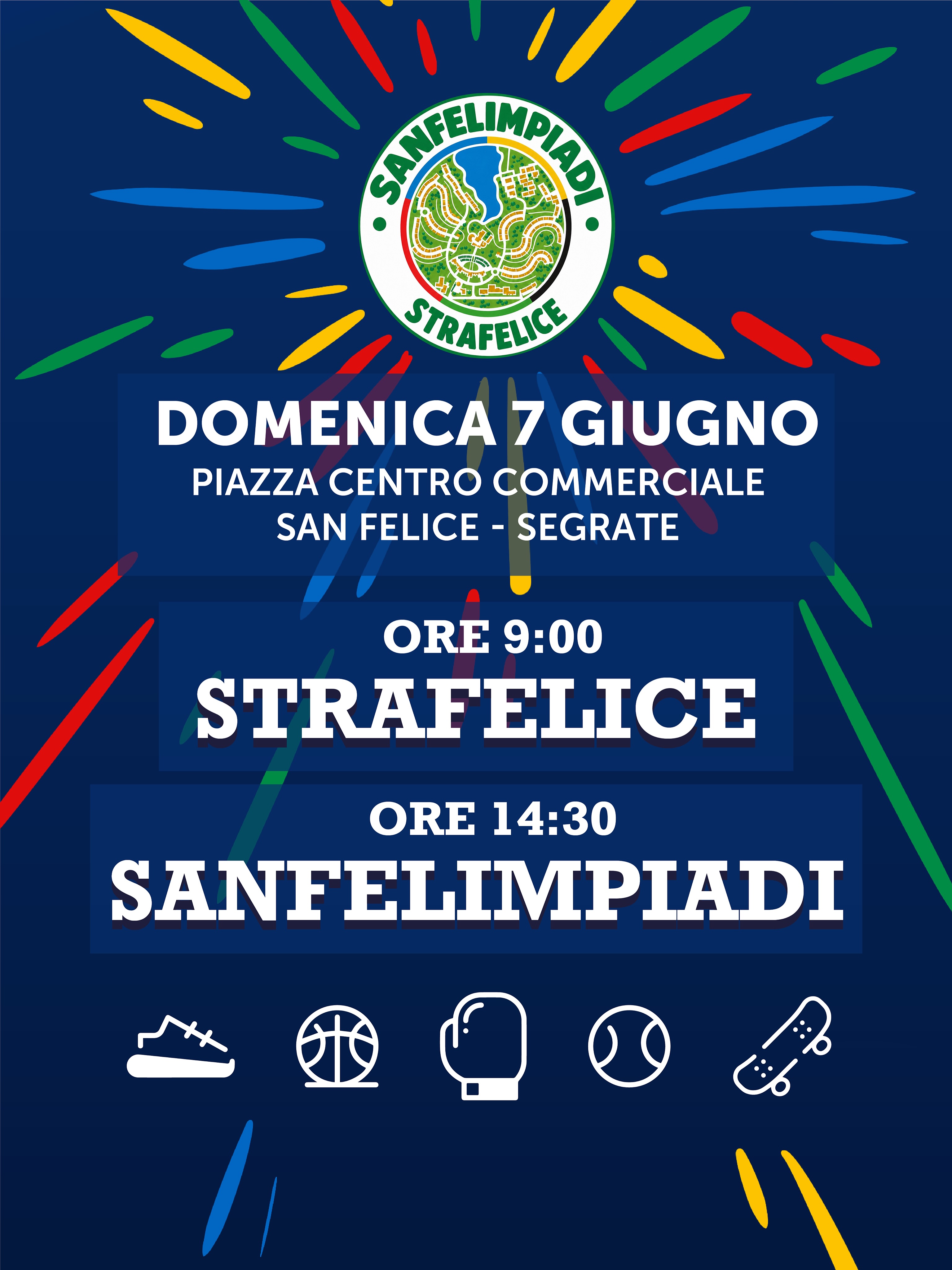 💫 SANFELIMPIADI
E TANTO ALTRO 🏅
📆 DOMENICA 7 GIUGNO
✍️ Registrazione obbligatoria sul form dedicato
🏃♂️ @atleticameneghina
🏀 @malaspina_sport_team
🎾 @david_lloyd_malaspina
🛹 @skateschoolmilano
Festeggiamo insieme l’inizio dell’estate a #sanfelice con un pomeriggio di sport, energia e divertimento! ☀️
Vi aspettiamo numerosi!
#tigers #atleticameneghina #latuasquadralatuacittà #segrate