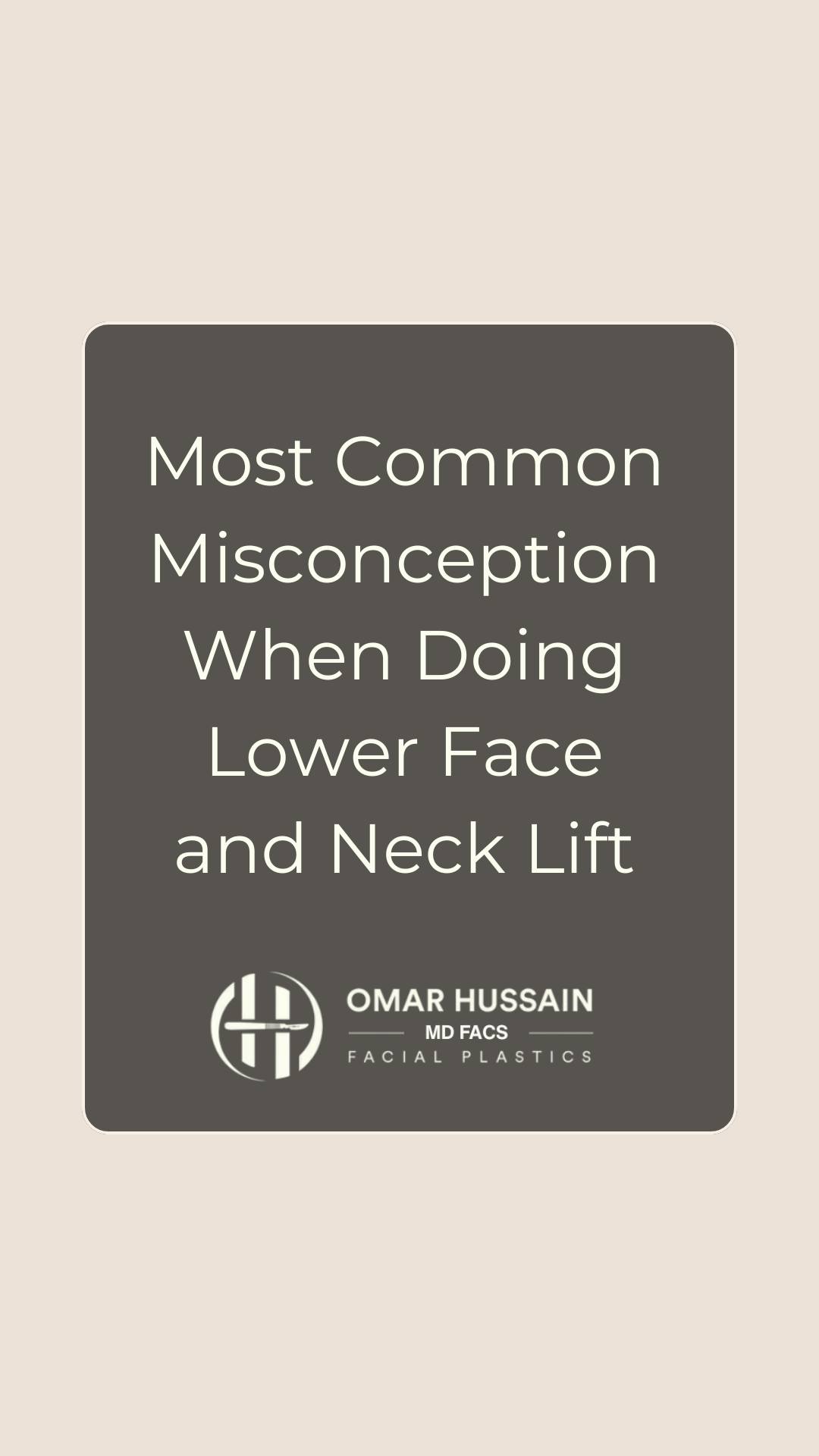 One of the most common misconceptions about a lower face and neck lift? Patients often think it rejuvenates the entire face.
While it can beautifully improve the jawline, jowls, and neck, it doesn't fully address changes in the midface, cheeks, or eyes.
In this video, Dr. Hussain explains why understanding what each procedure actually treats is key to achieving the right result.
#facelift #minifacelift #facialrejuvenation #plasticsurgeryeducation #beverlyhillsplasticsurgeon