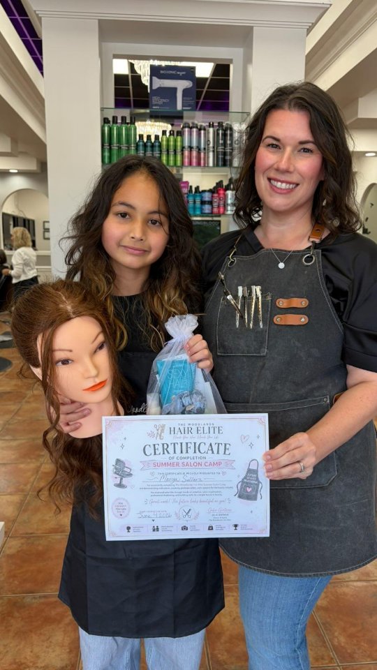 What a success our very first TWHE Hair Camp was! ✨💇♀️
This week, we had the privilege of working one on one with an aspiring young stylist as she explored the beauty industry, learned new techniques, practiced on mannequins, and gained confidence behind the chair.
One of the most rewarding parts of what we do is helping guide the next generation of stylists. Watching her excitement grow throughout the week reminded us why we are so passionate about this industry.
Session 2 is now open starting June 22 , and spaces are extremely limited.
If you have a child who loves hair, beauty, creativity, and learning new skills, message us now for more information before the remaining spots are gone.
#TWHEHairCamp #FutureStylist #TheWoodlandsHairElite #TWHE #TheWoodlandsHairSalon