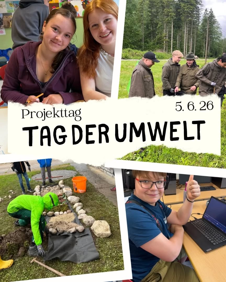 @ms_goestling 🌍💚 Projekttag zum Welttag der Umwelt 💚🌍
Am Freitag, den 05.06.2026, stand an unserer Schule alles im Zeichen der Umwelt. 🌱♻️
Nach dem Vorbild des FREIDAY-Konzepts @freiday.oesterreich entwickelten unsere Schülerinnen und Schüler selbstständig, in Gruppen oder sogar als ganze Klasse eigene Umweltprojekte – von der Idee bis zur Umsetzung. 💡🤝
Dabei entstanden viele kreative und spannende Projekte:
🌳 Bäume pflanzen
♻️ Mülltrennung verbessern
🎨 Upcycling-Ideen umsetzen
🪱 Boden und Tiere erforschen
🎥 Umweltkampagnen verfilmen
🎙️ Einen Umweltpodcast erstellen
🦶🌿 Einen Barfußweg anlegen
Mit viel Kreativität, Teamgeist und Geschick arbeiteten die Schülerinnen und Schüler an ihren Projekten und stärkten dabei ihre Problemlösekompetenz. 💪✨
So vielfältig wie unsere Schülerinnen und Schüler waren auch ihre Ideen! 😊 Gemeinsam erlebten wir einen abwechslungsreichen Vormittag voller Zusammenarbeit, Engagement und Einsatz für unsere Umwelt. 🌎💚
#WelttagDerUmwelt #FREIDAY #Umweltschutz #Nachhaltigkeit #SchuleMitZukunft