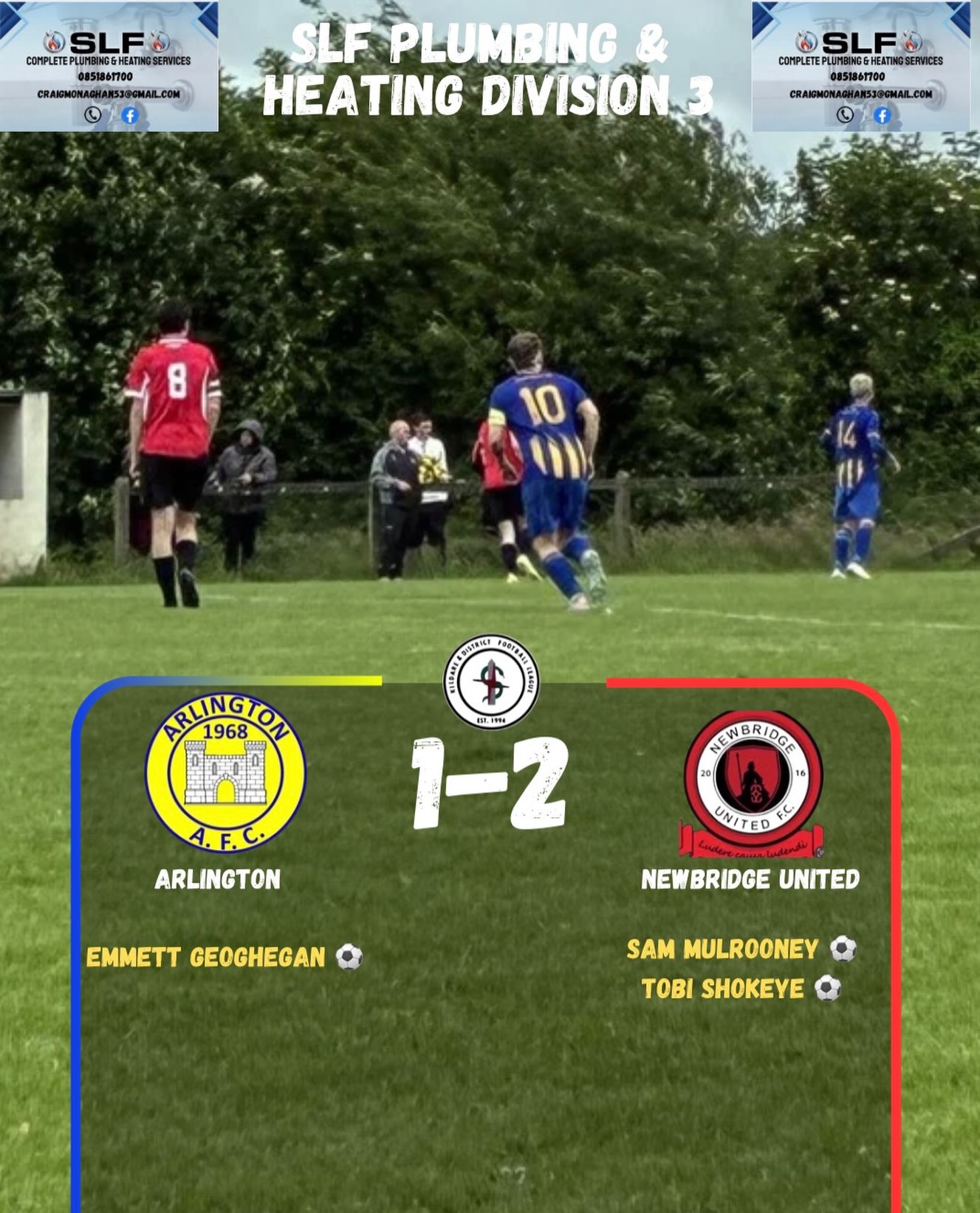 Newbridge United FC claim the points