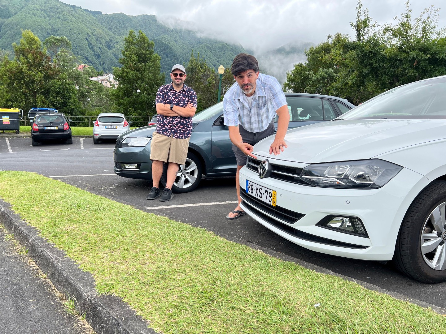 POV: your Portuguese uncle insists on giving you a full review of the rental car. 😂