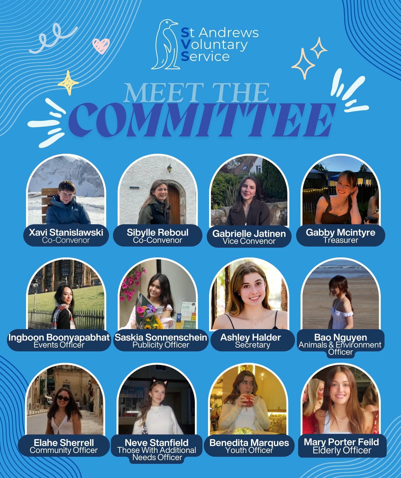 Meet the 2026–27 SVS committee! We’re looking forward to the year ahead! 🐧