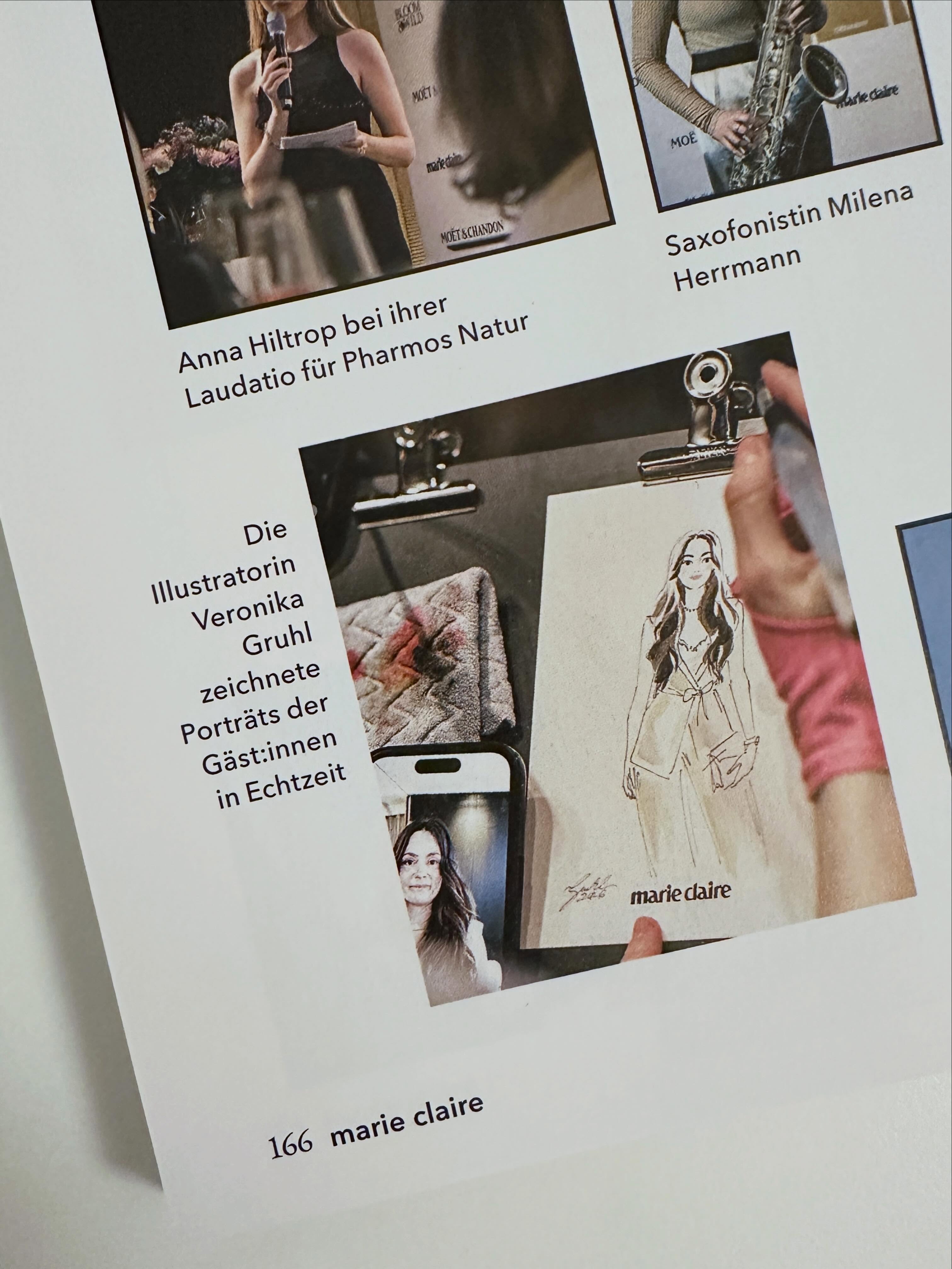 My work in the @marieclaire_de magazine 2/2026 page 166 🤩🥰