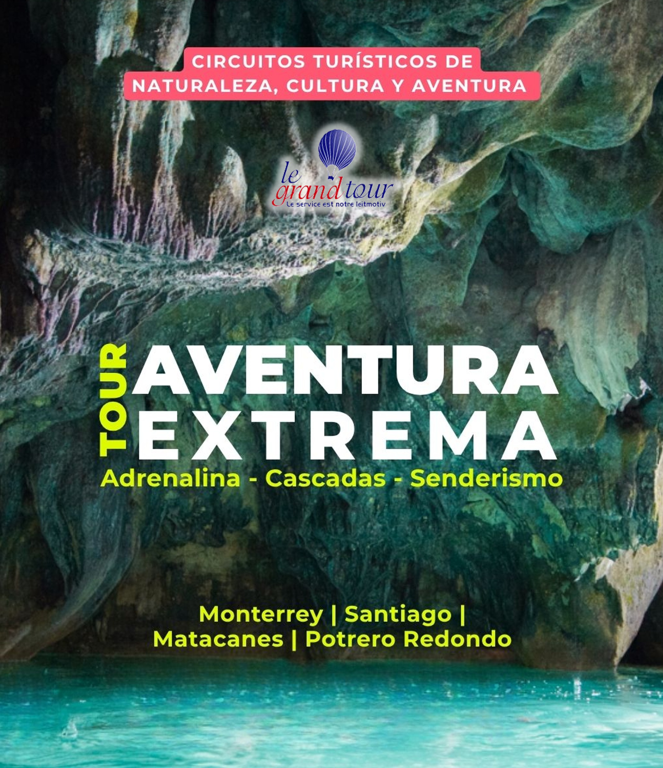 🌊 Naturaleza, aventura y paisajes únicos en tu tour 🌴
#MonterreyExperience #SantiagoTrip #MatacanesAdventure